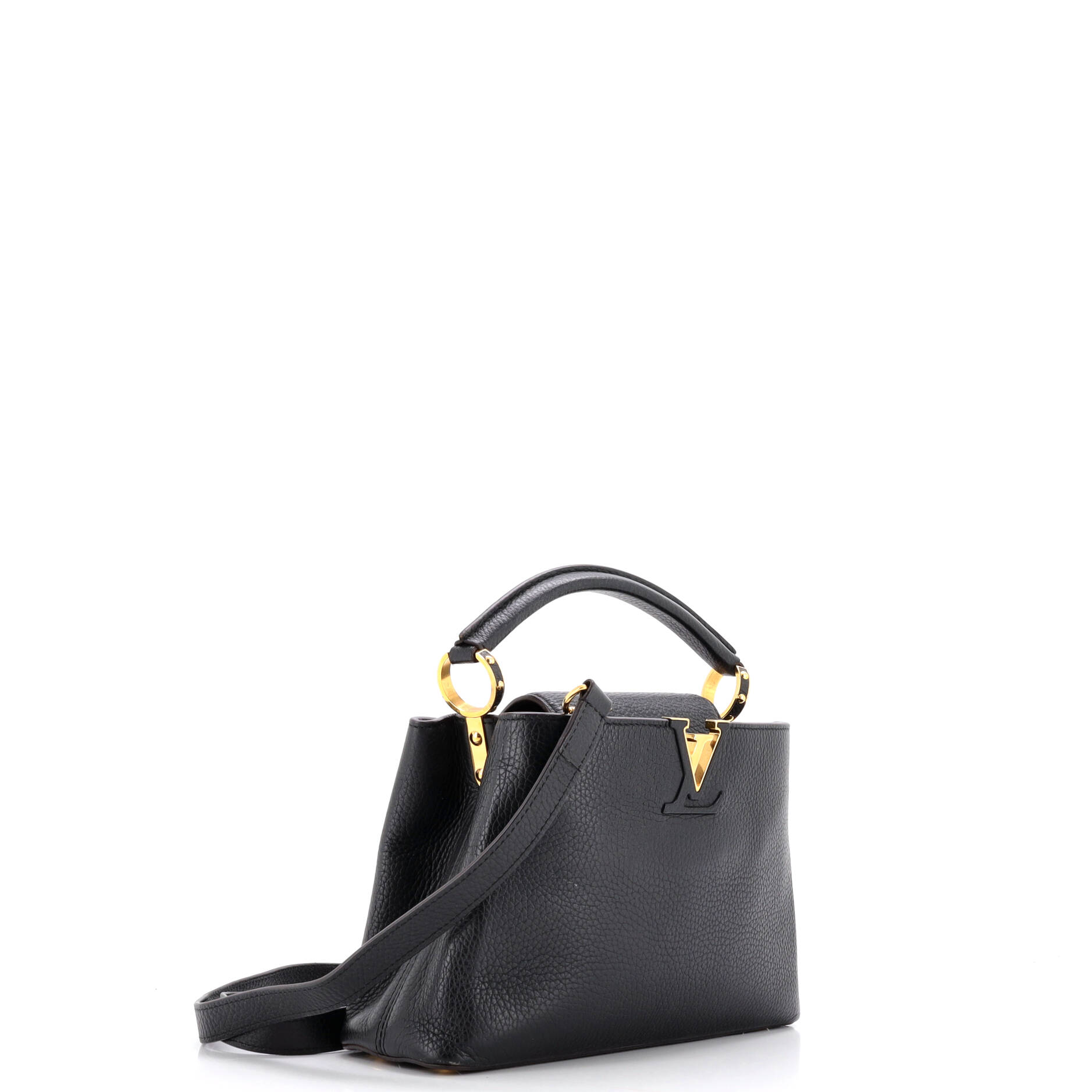 Pre-Loved Louis Vuitton Capucines Bag Leather BB - Image 2