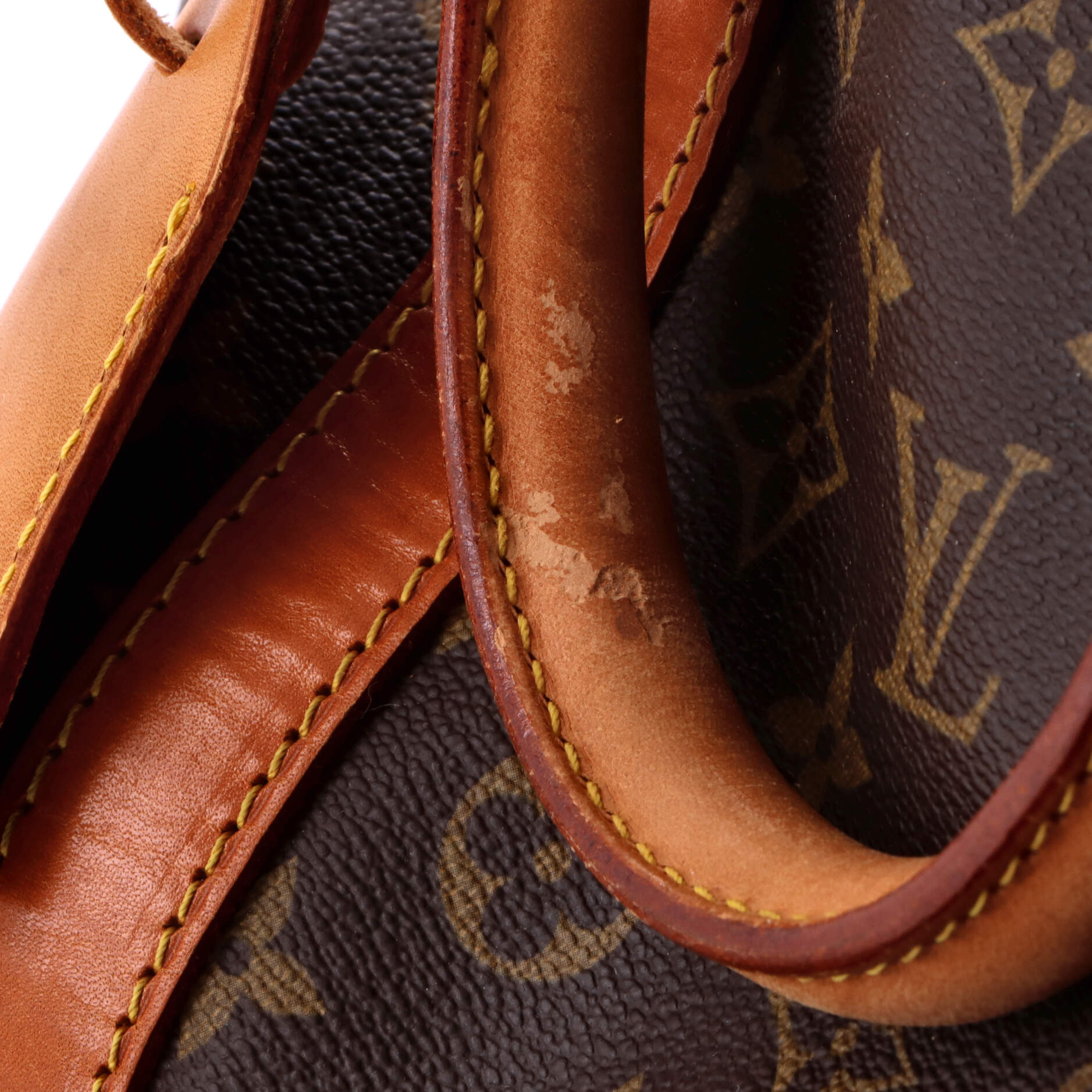 Pre-Loved Louis Vuitton Keepall Bandouliere Bag Monogram Canvas 60 - Image 8