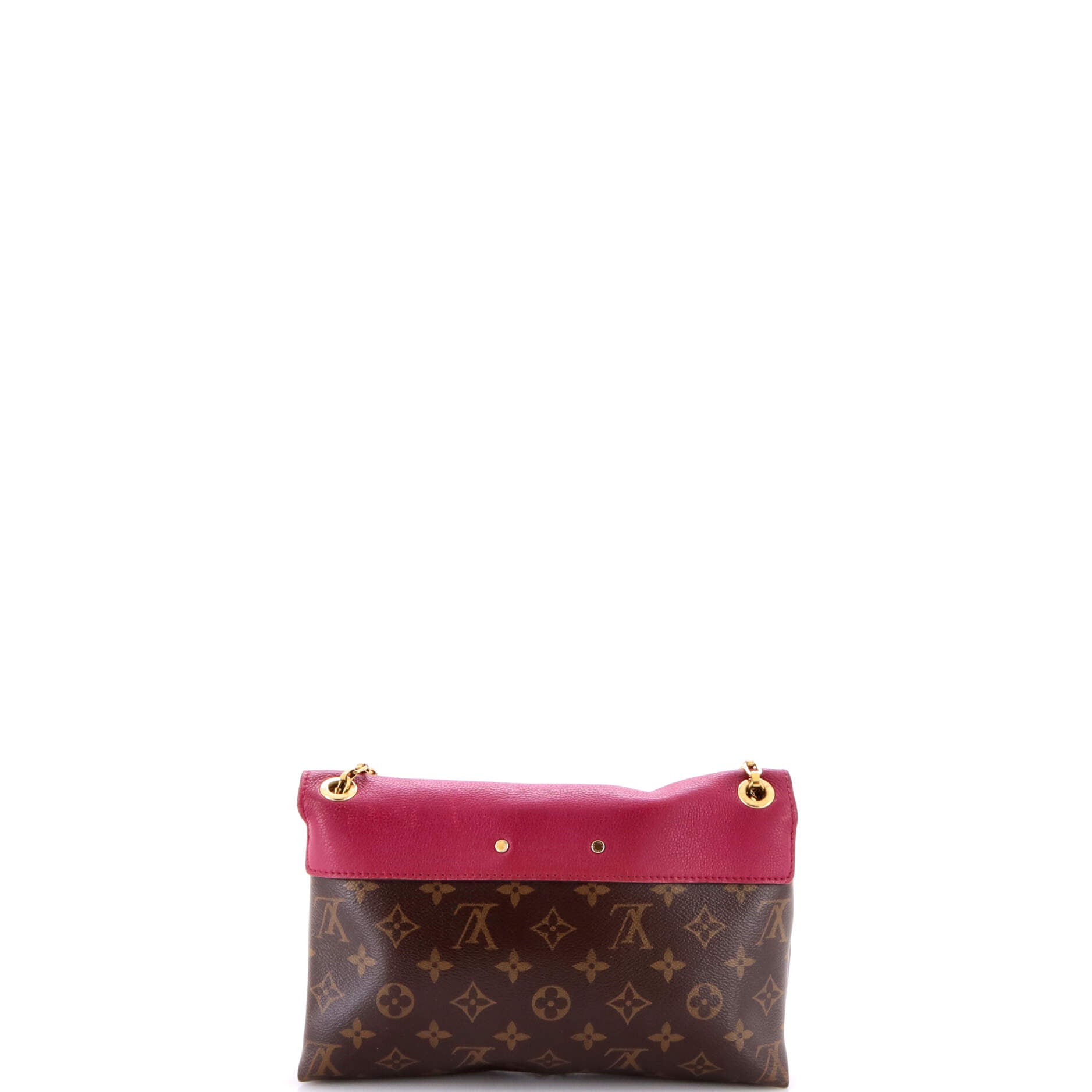 Pre-Loved Louis Vuitton Pallas Chain Shoulder Bag Monogram Canvas and Calfskin - Image 3