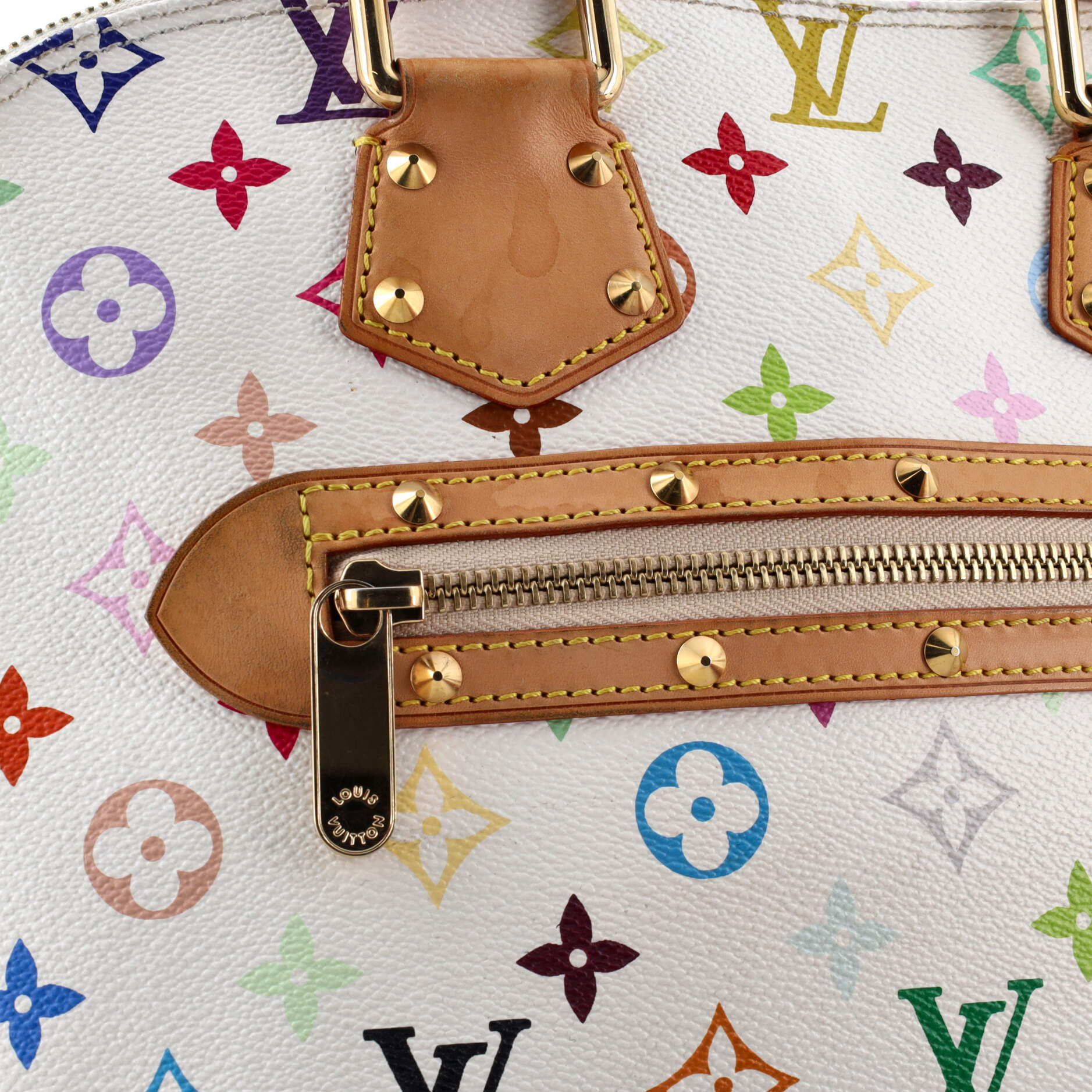 Pre-Loved Louis Vuitton Alma Handbag Monogram Multicolor PM - Image 7