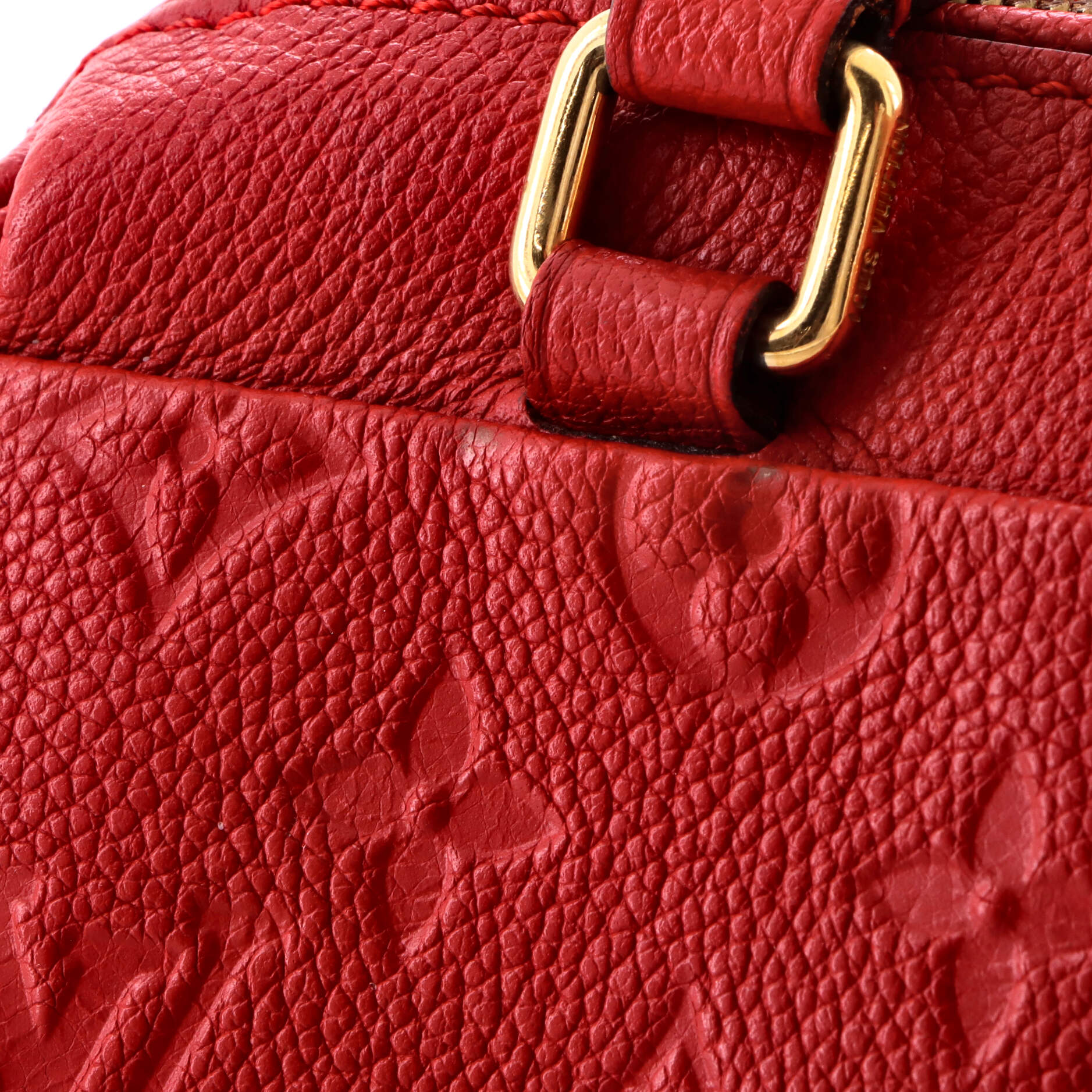 Pre-Loved Louis Vuitton Speedy Bandouliere NM Bag Monogram Empreinte Leather 20 - Image 7