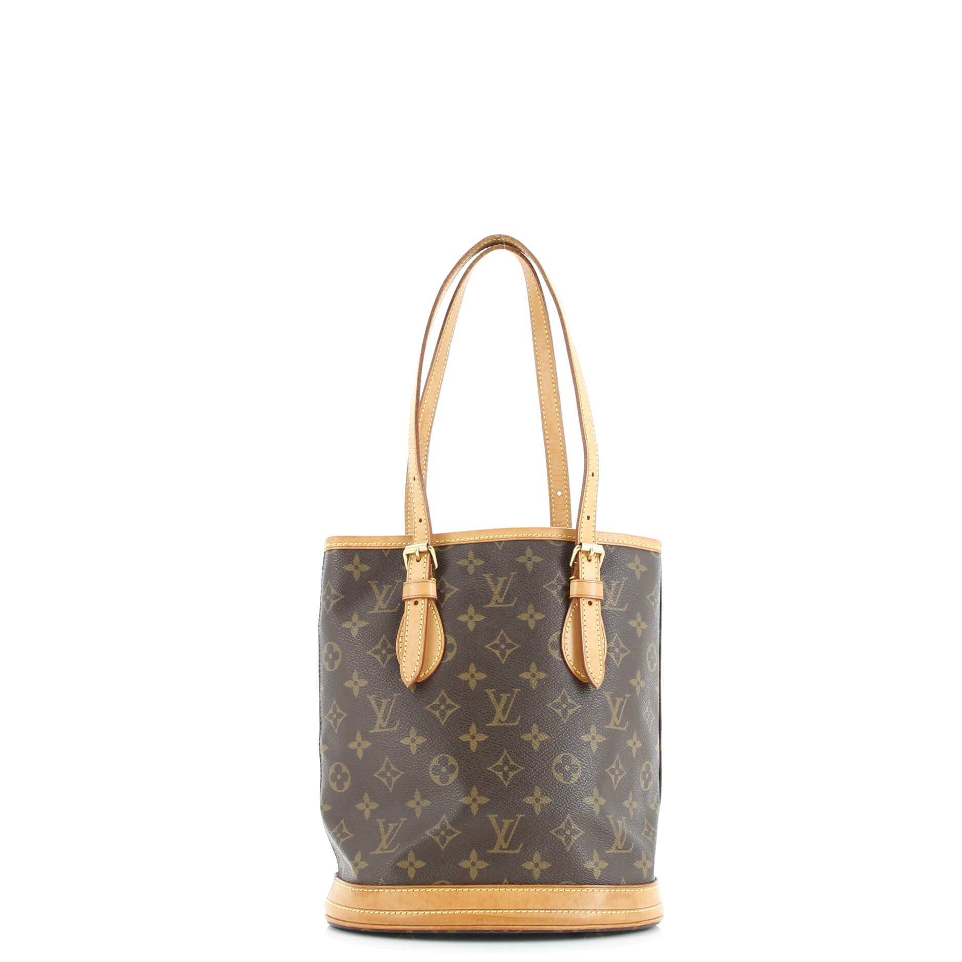 Pre-Loved Louis Vuitton Petit Bucket Bag Monogram Canvas - Image 5