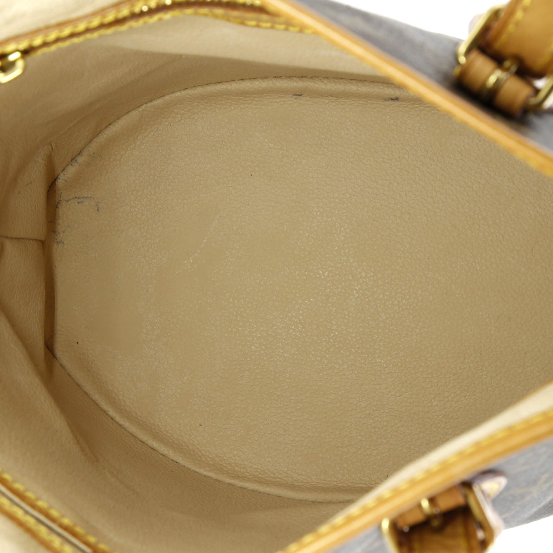 Pre-Loved Louis Vuitton Petit Bucket Bag Monogram Canvas - Image 9