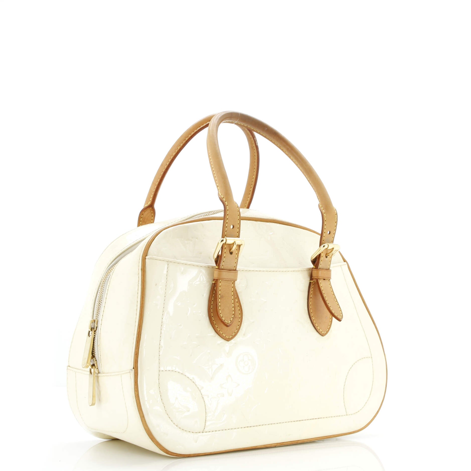 Pre-Loved Louis Vuitton Summit Drive Handbag Monogram Vernis - Image 2