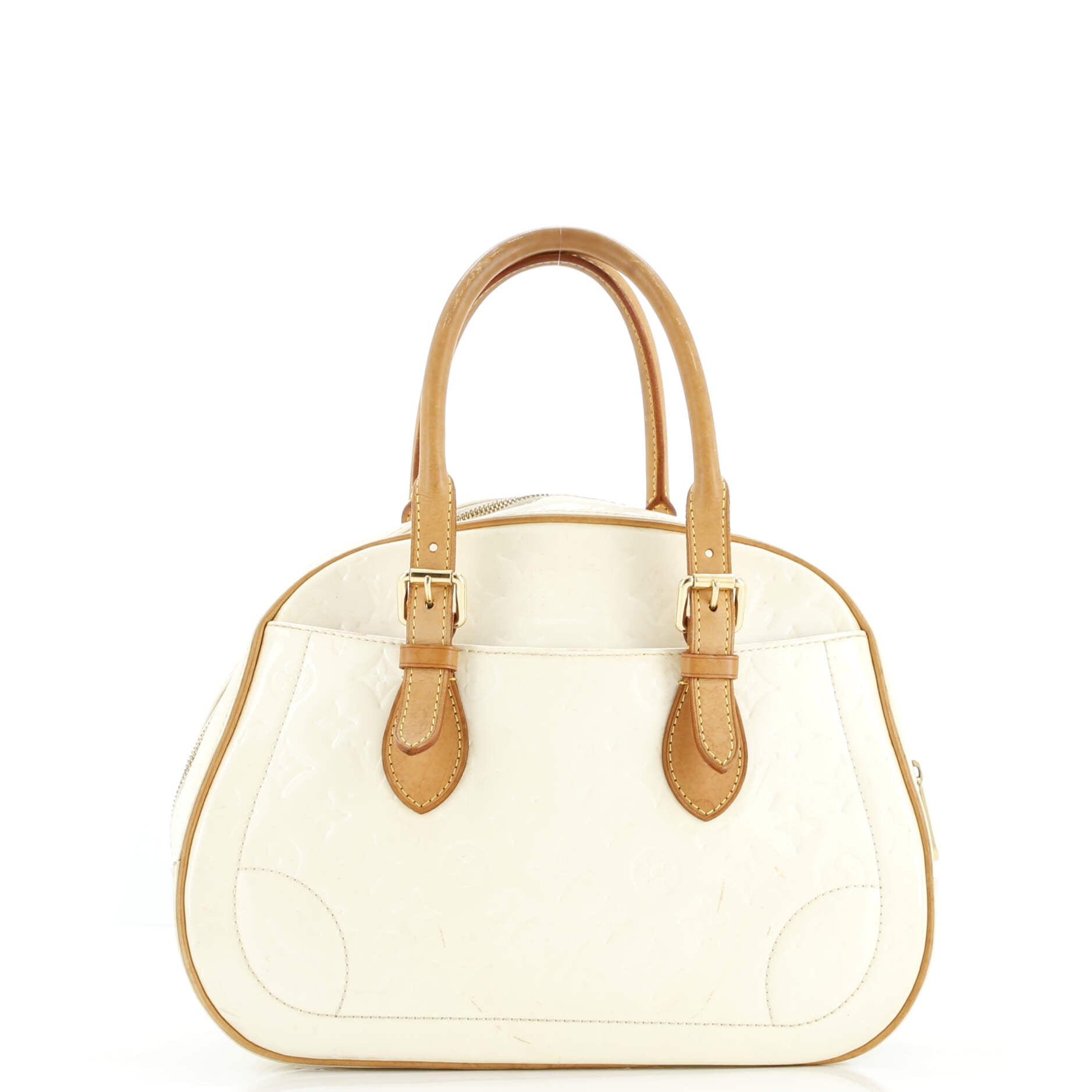 Pre-Loved Louis Vuitton Summit Drive Handbag Monogram Vernis - Image 3