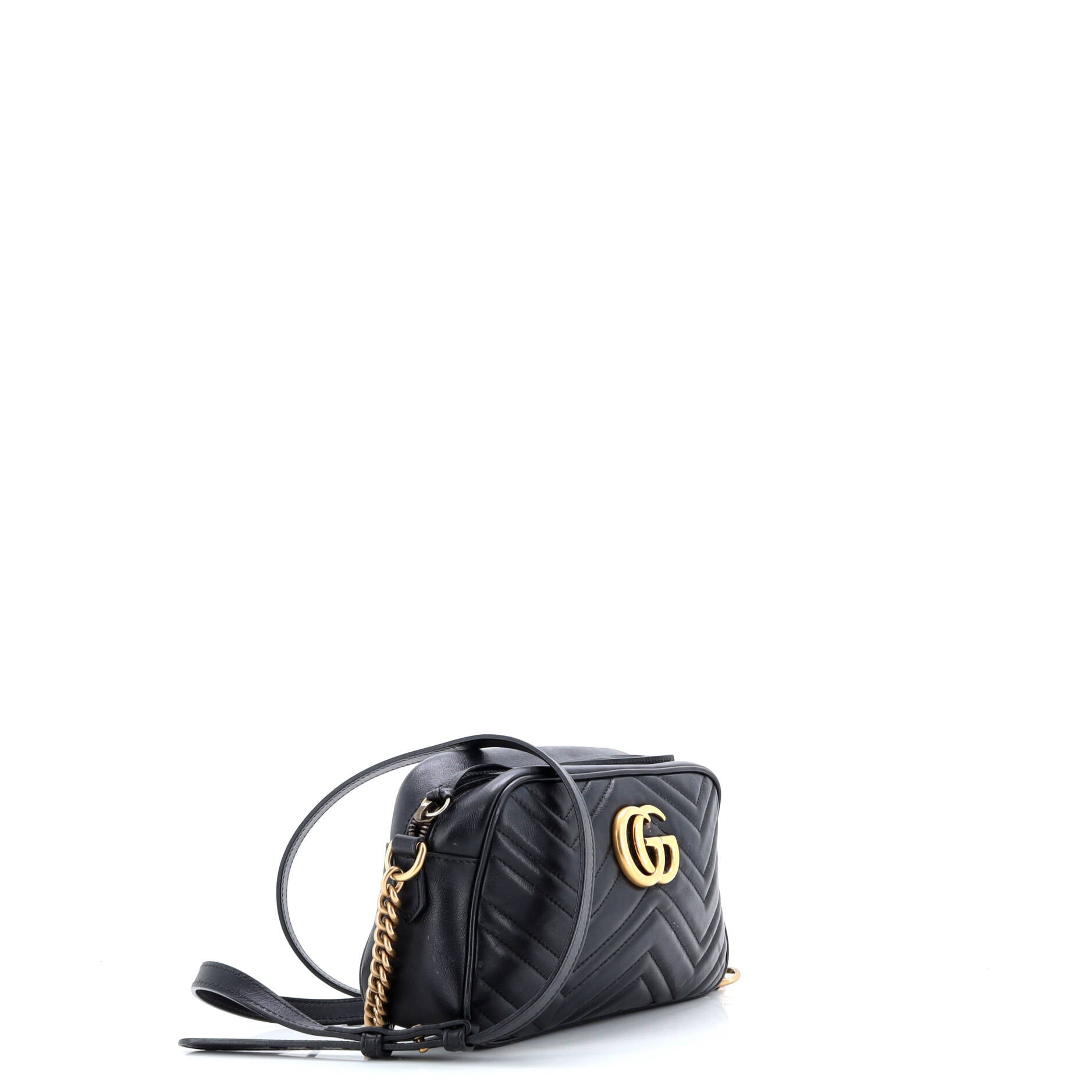 Pre-Loved Gucci GG Marmont Shoulder Bag Matelasse Leather Small - Image 2