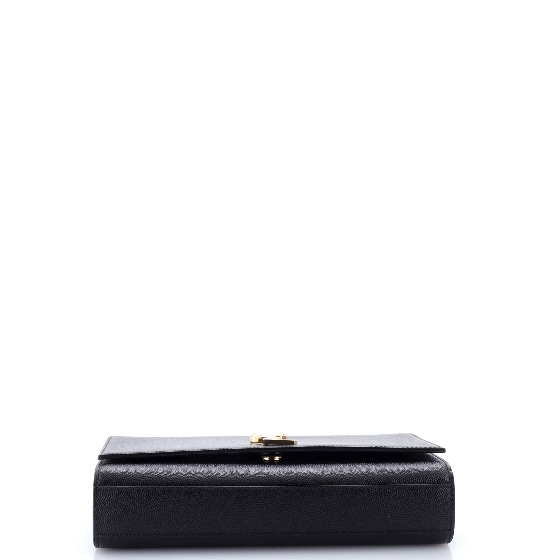 Pre-Loved Saint Laurent Classic Monogram Crossbody Bag Grainy Leather Large - Image 4