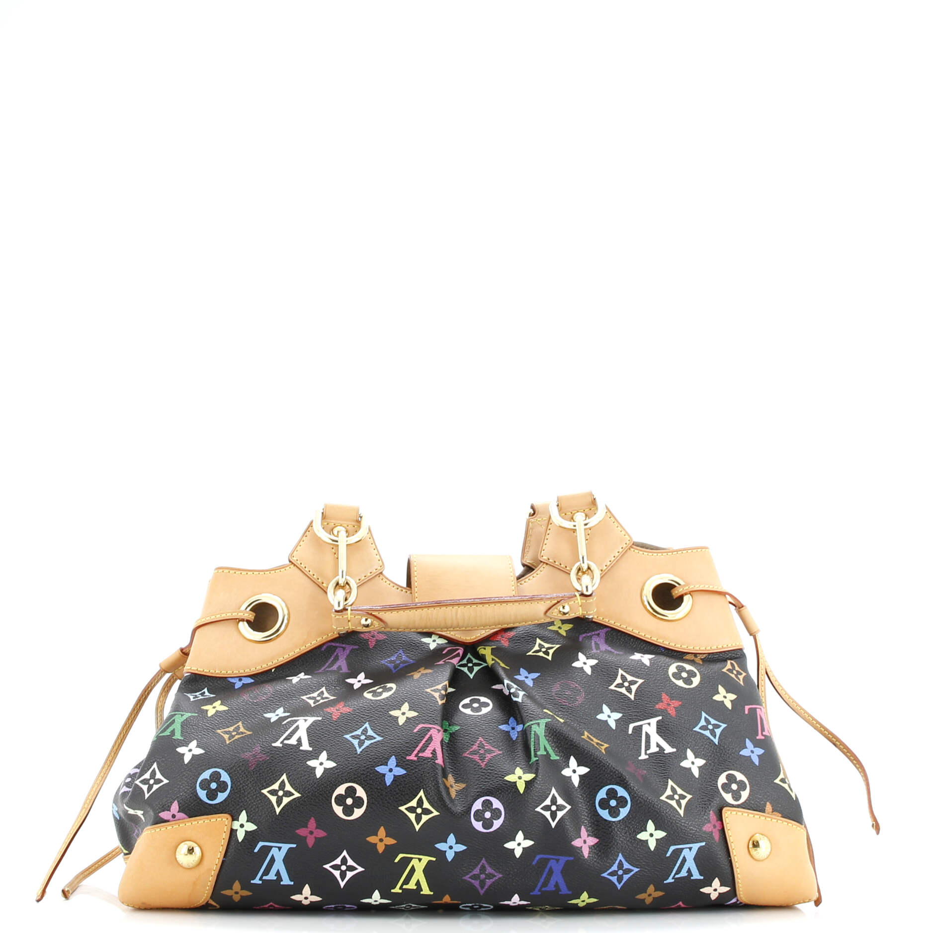 Pre-Loved Louis Vuitton Ursula Handbag Monogram Multicolor - Image 3