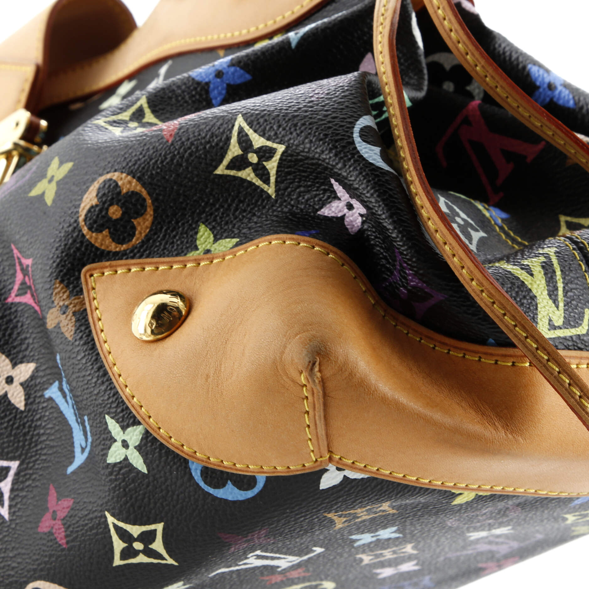 Pre-Loved Louis Vuitton Ursula Handbag Monogram Multicolor - Image 6