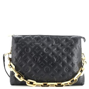 Pre-Loved Louis Vuitton Coussin Bag Monogram Embossed Lambskin MM