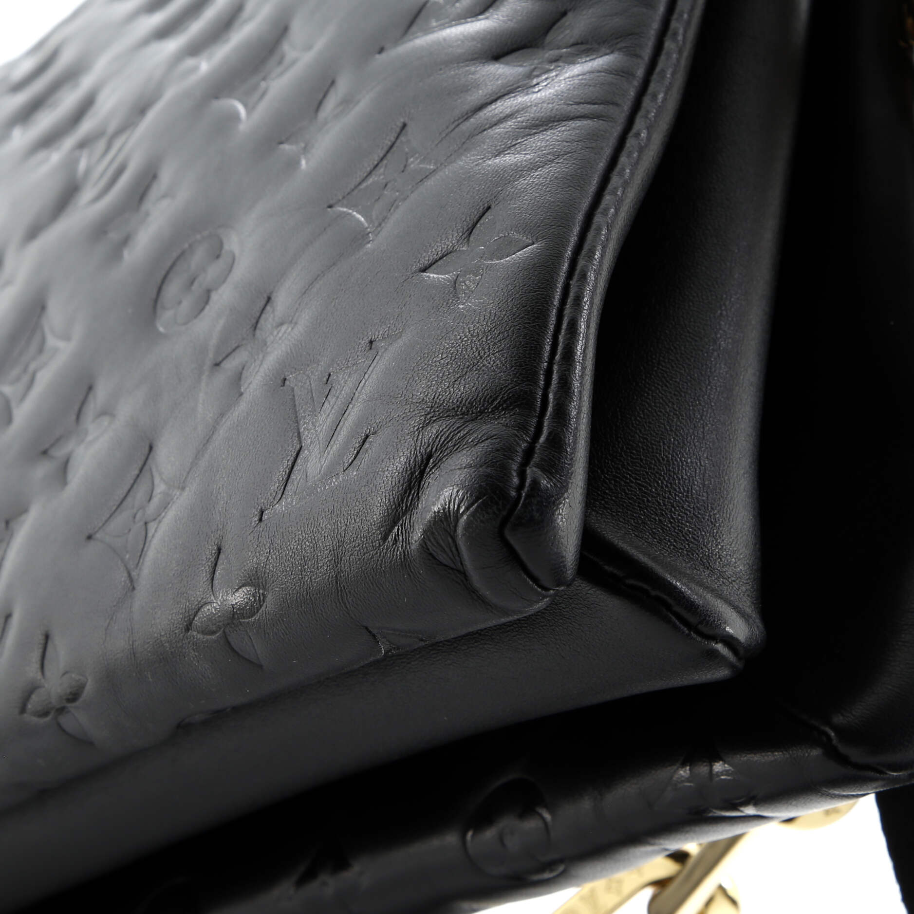 Pre-Loved Louis Vuitton Coussin Bag Monogram Embossed Lambskin MM - Image 8