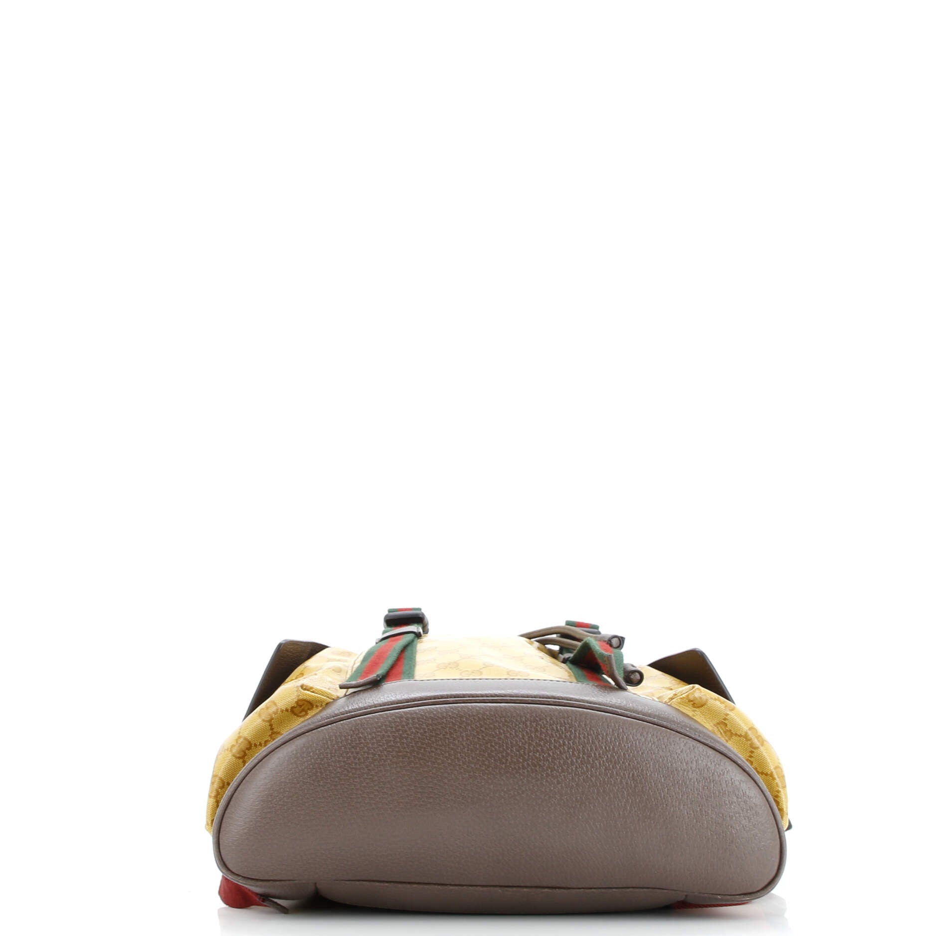 Pre-Loved Gucci x adidas Double Pocket Buckle Backpack GG Coated Canvas Medium - Image 4