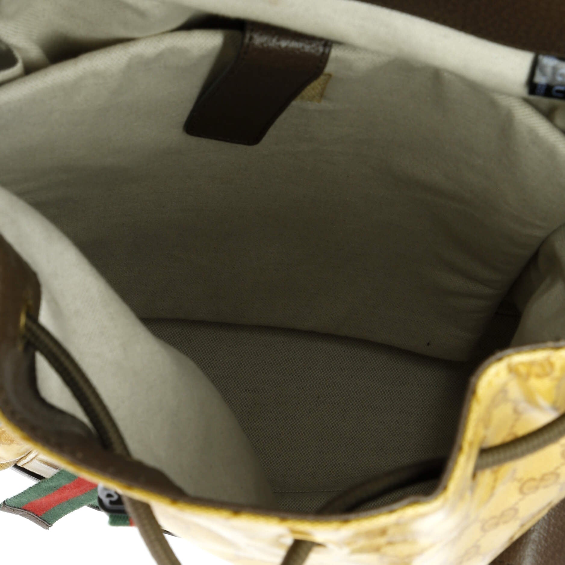 Pre-Loved Gucci x adidas Double Pocket Buckle Backpack GG Coated Canvas Medium - Image 5