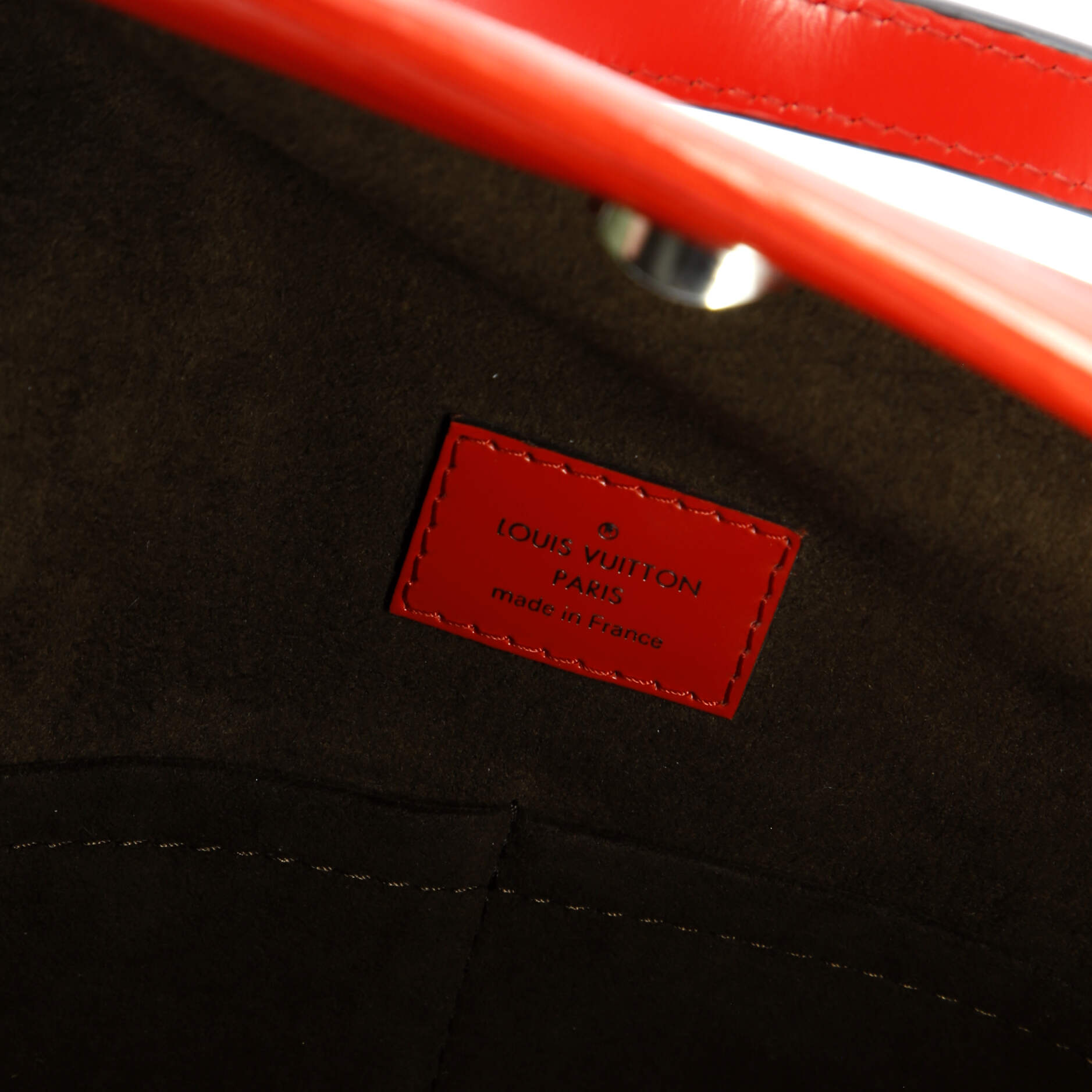 Pre-Loved Louis Vuitton Cluny Top Handle Bag Epi Leather BB - Image 6