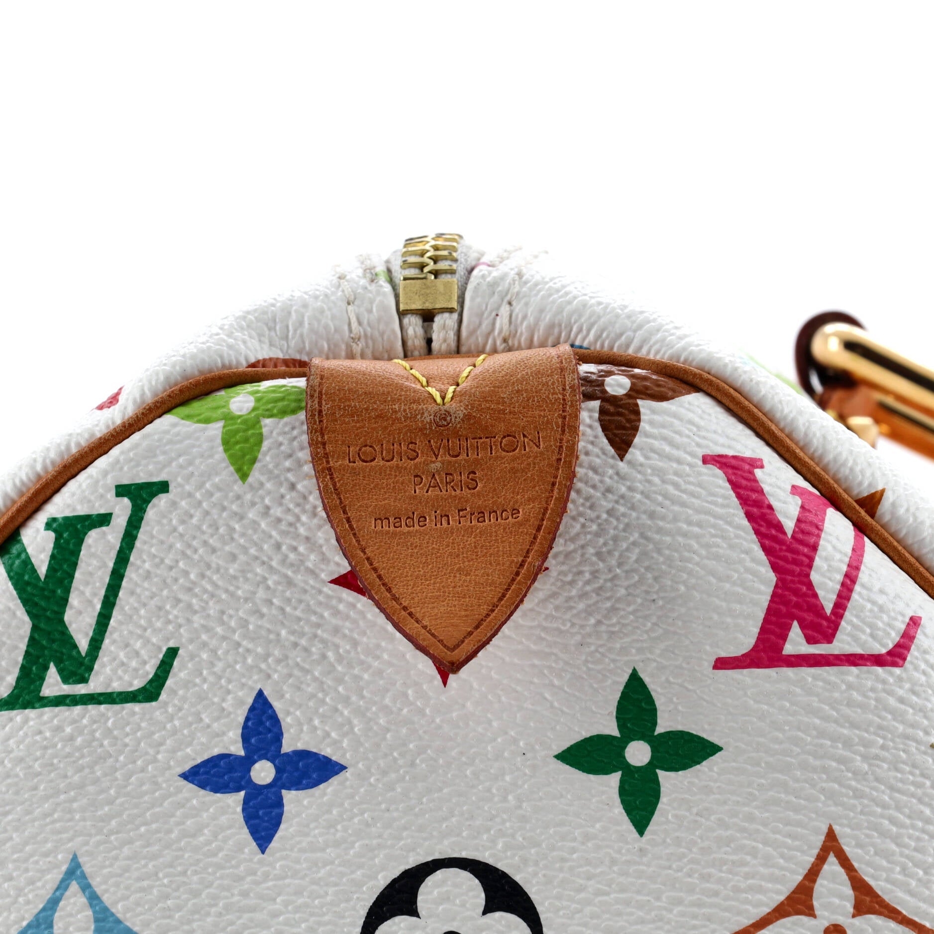 Pre-Loved Louis Vuitton Speedy Handbag Monogram Multicolor 30 - Image 8