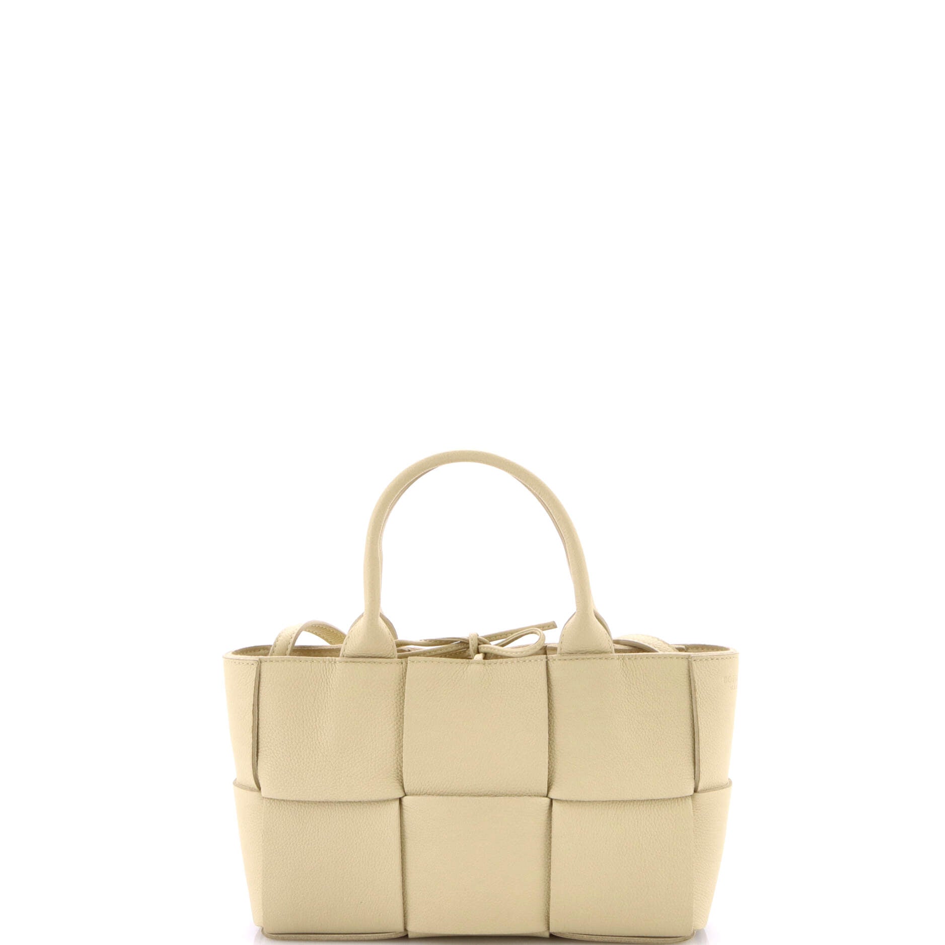 Pre-Loved Bottega Veneta Arco Tote Maxi Intrecciato Leather Mini - Image 4