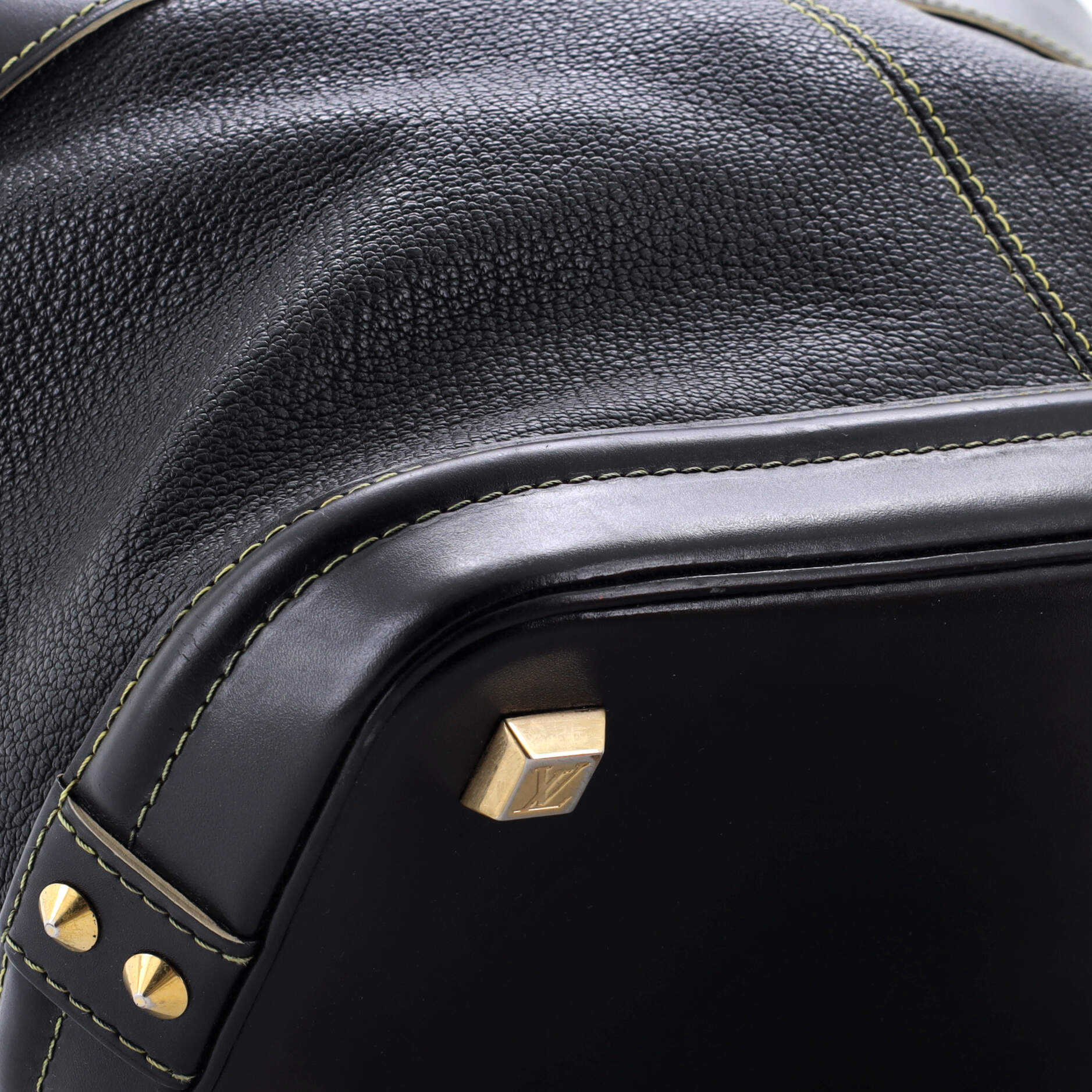 Pre-Loved Louis Vuitton Suhali Lockit Handbag Leather PM - Image 6