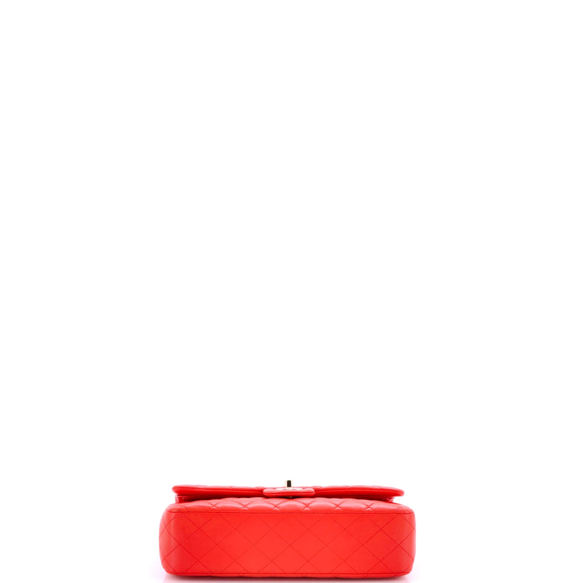 Pre-Loved Chanel Classic Double Flap Bag Quilted Lambskin Medium - Image 5