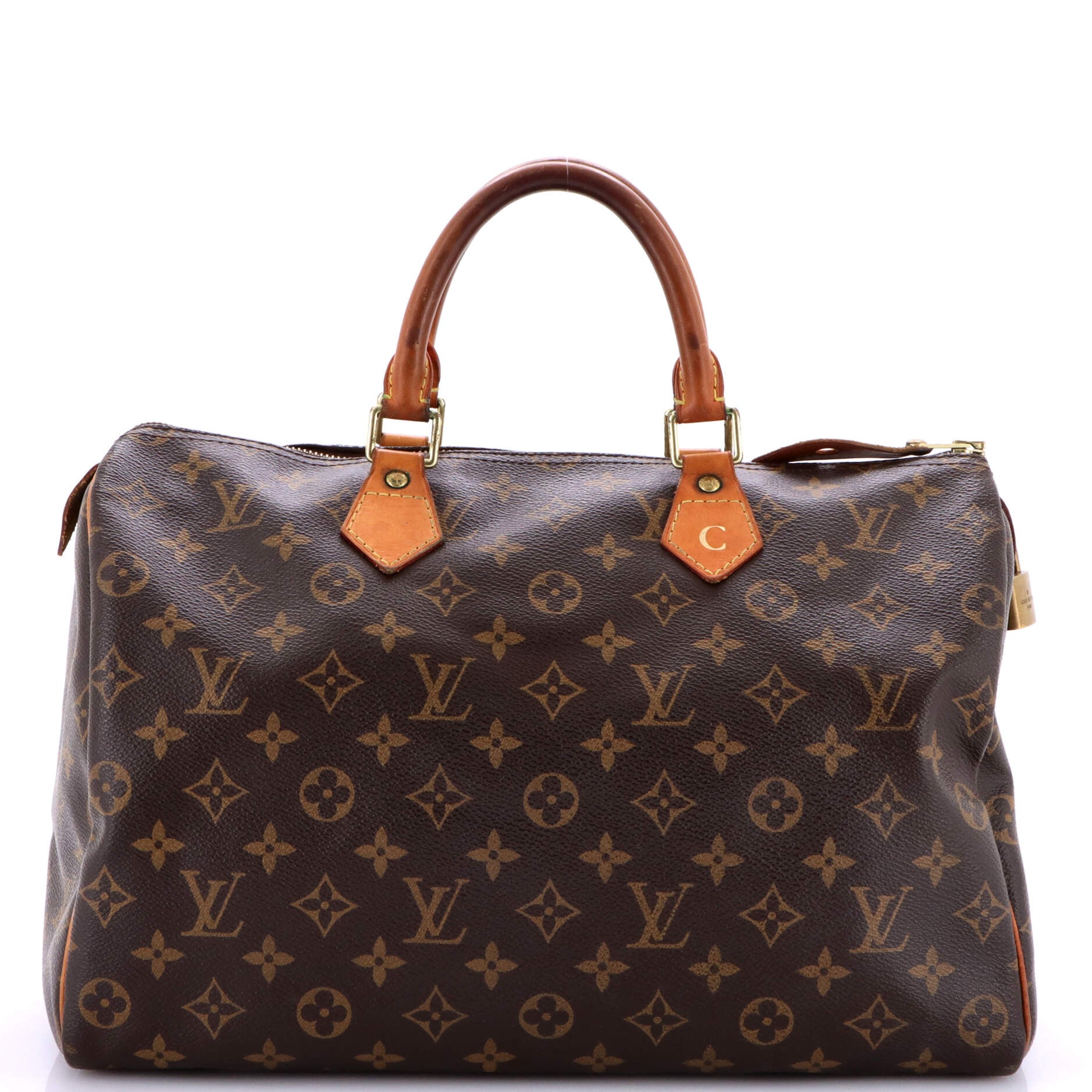 Pre-Loved Louis Vuitton Speedy Handbag Monogram Canvas 35