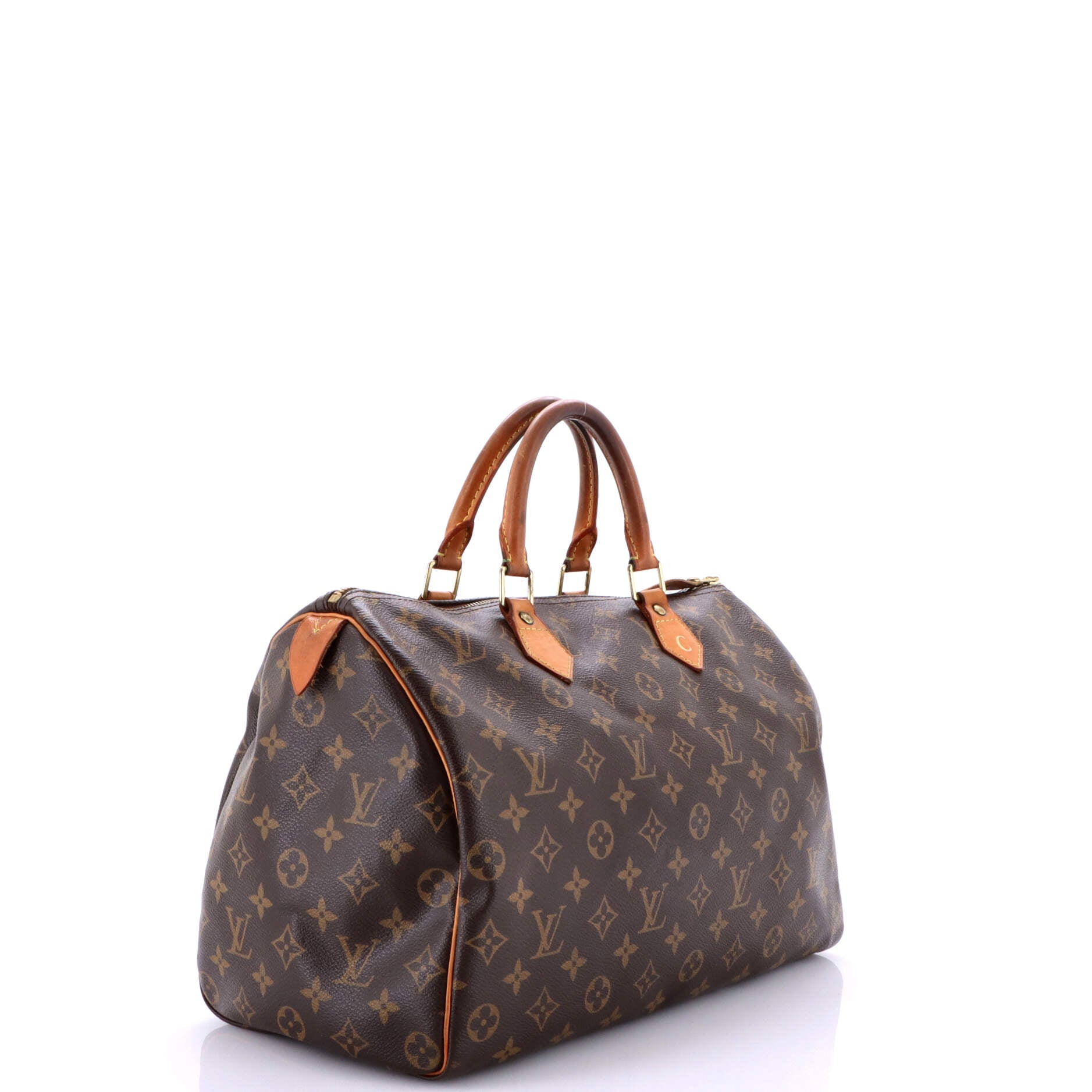 Pre-Loved Louis Vuitton Speedy Handbag Monogram Canvas 35 - Image 2