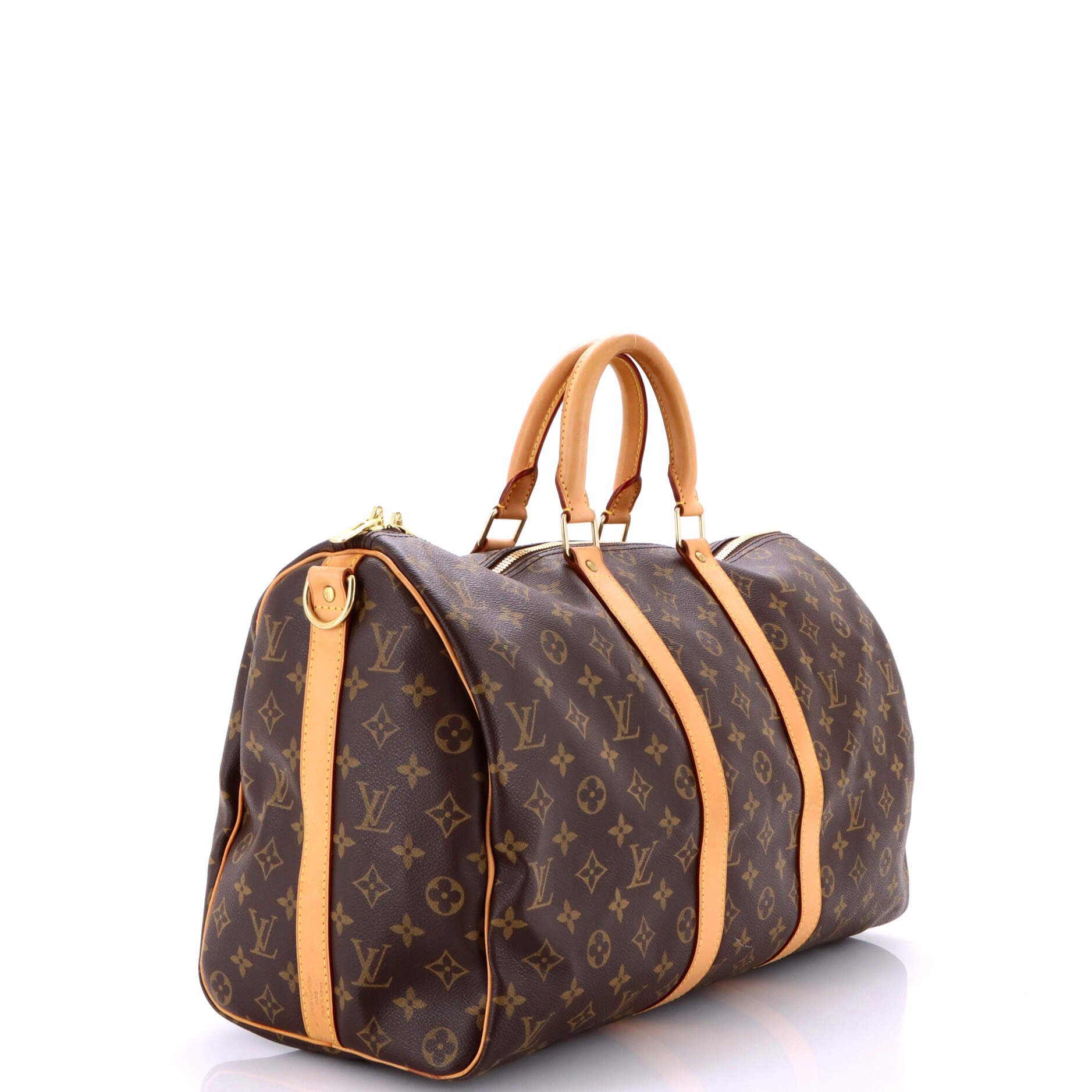 Pre-Loved Louis Vuitton Keepall Bandouliere Bag Monogram Canvas 45 - Image 2