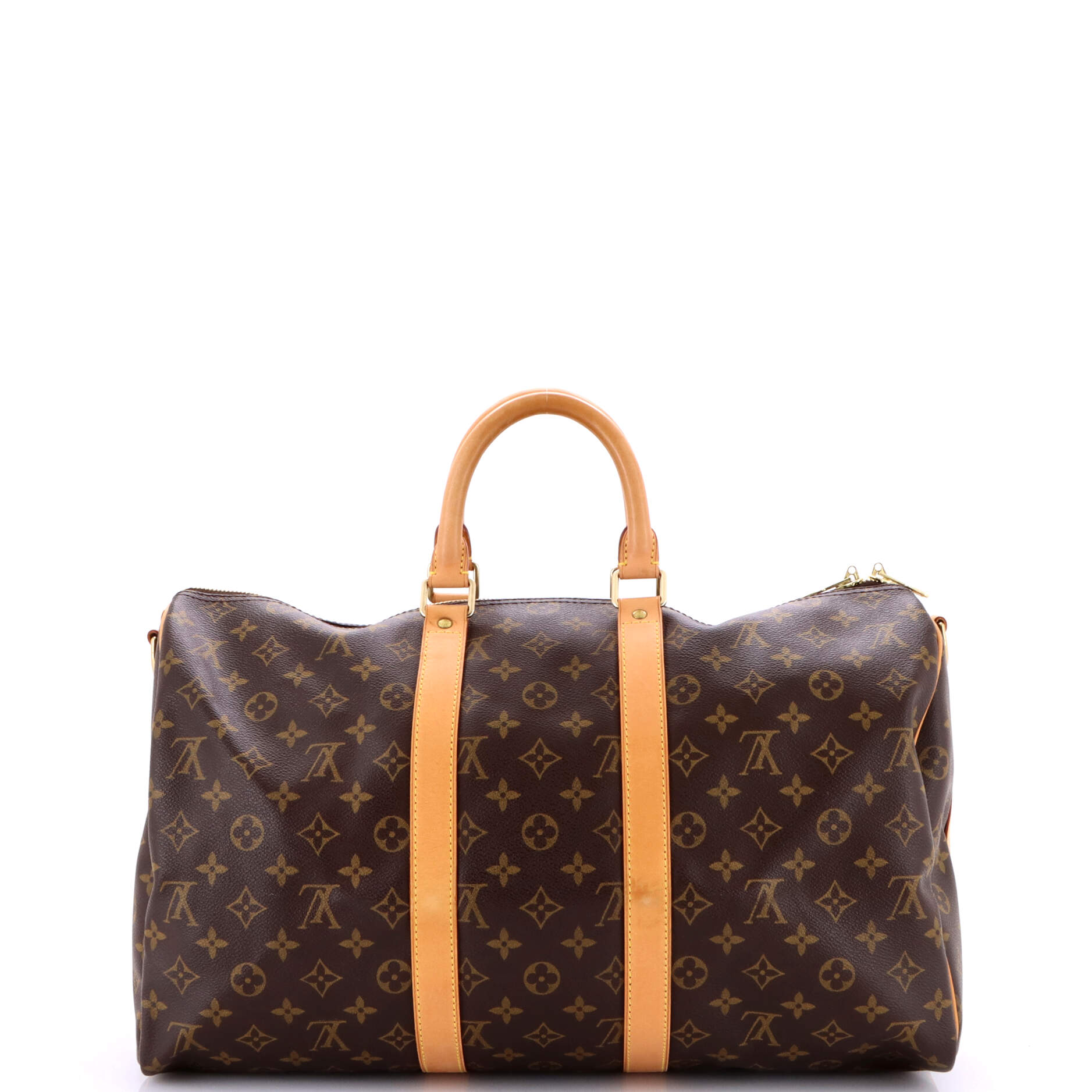 Pre-Loved Louis Vuitton Keepall Bandouliere Bag Monogram Canvas 45 - Image 3