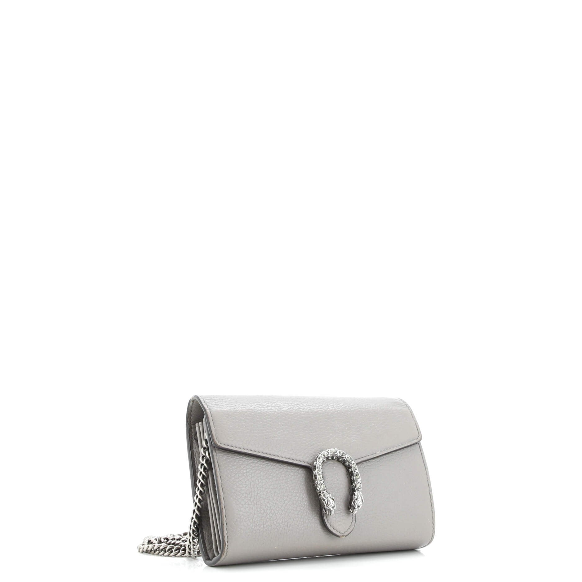 Pre-Loved Gucci Dionysus Chain Wallet Leather with Embellished Detail Small - Image 2