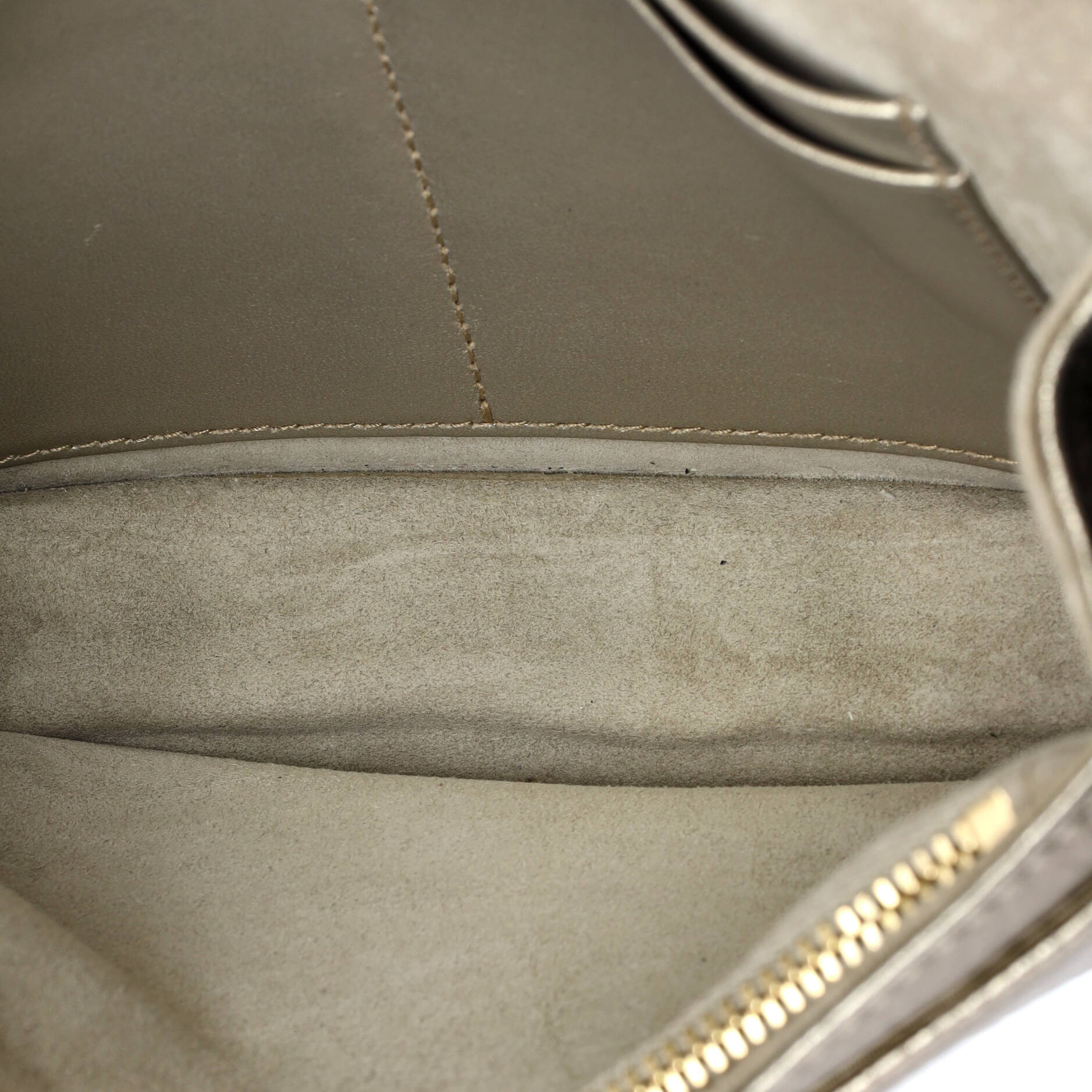 Pre-Loved Christian Dior Diorama Flap Bag Grained Calfskin Mini - Image 5