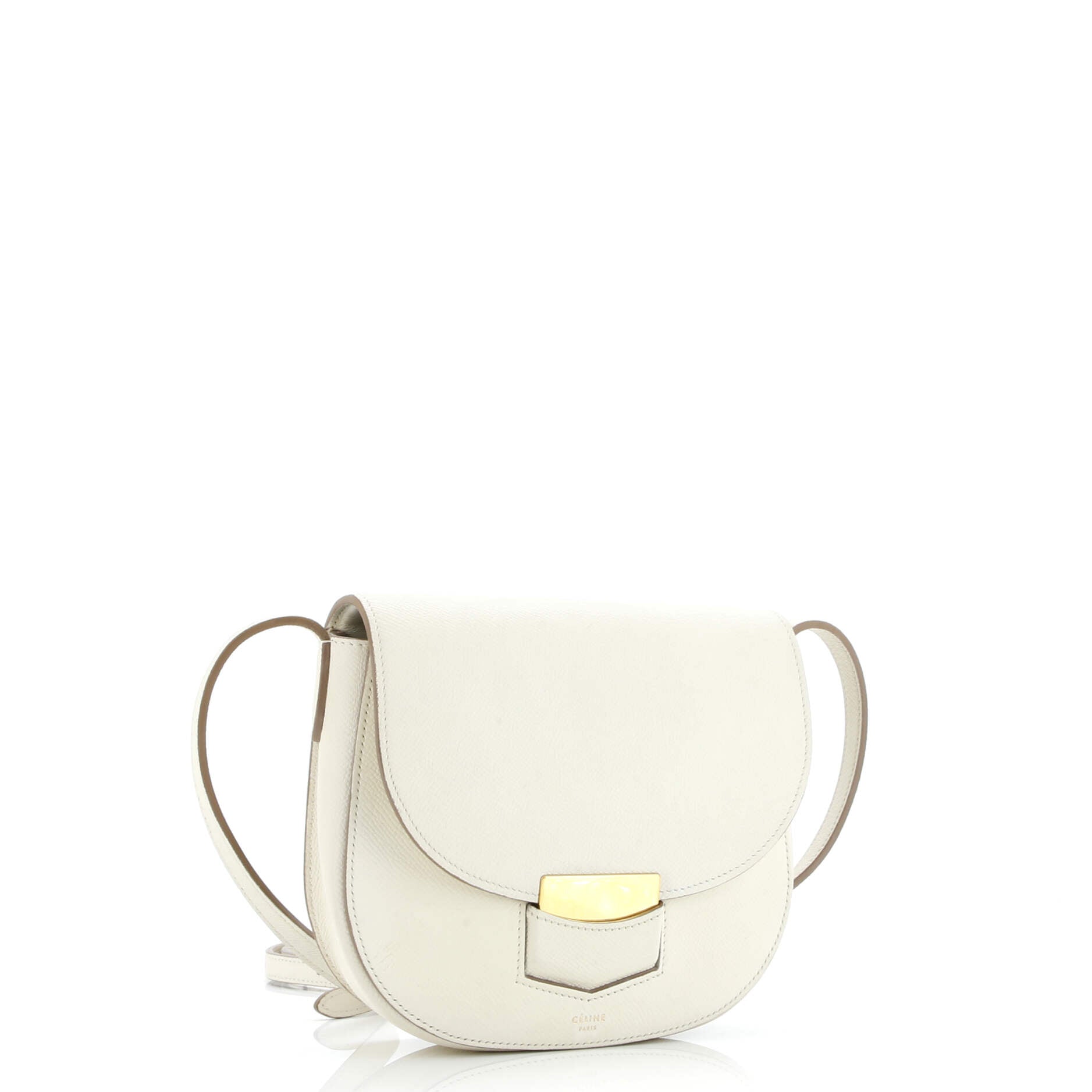 Pre-Loved Celine Trotteur Crossbody Bag Grainy Leather Small - Image 2