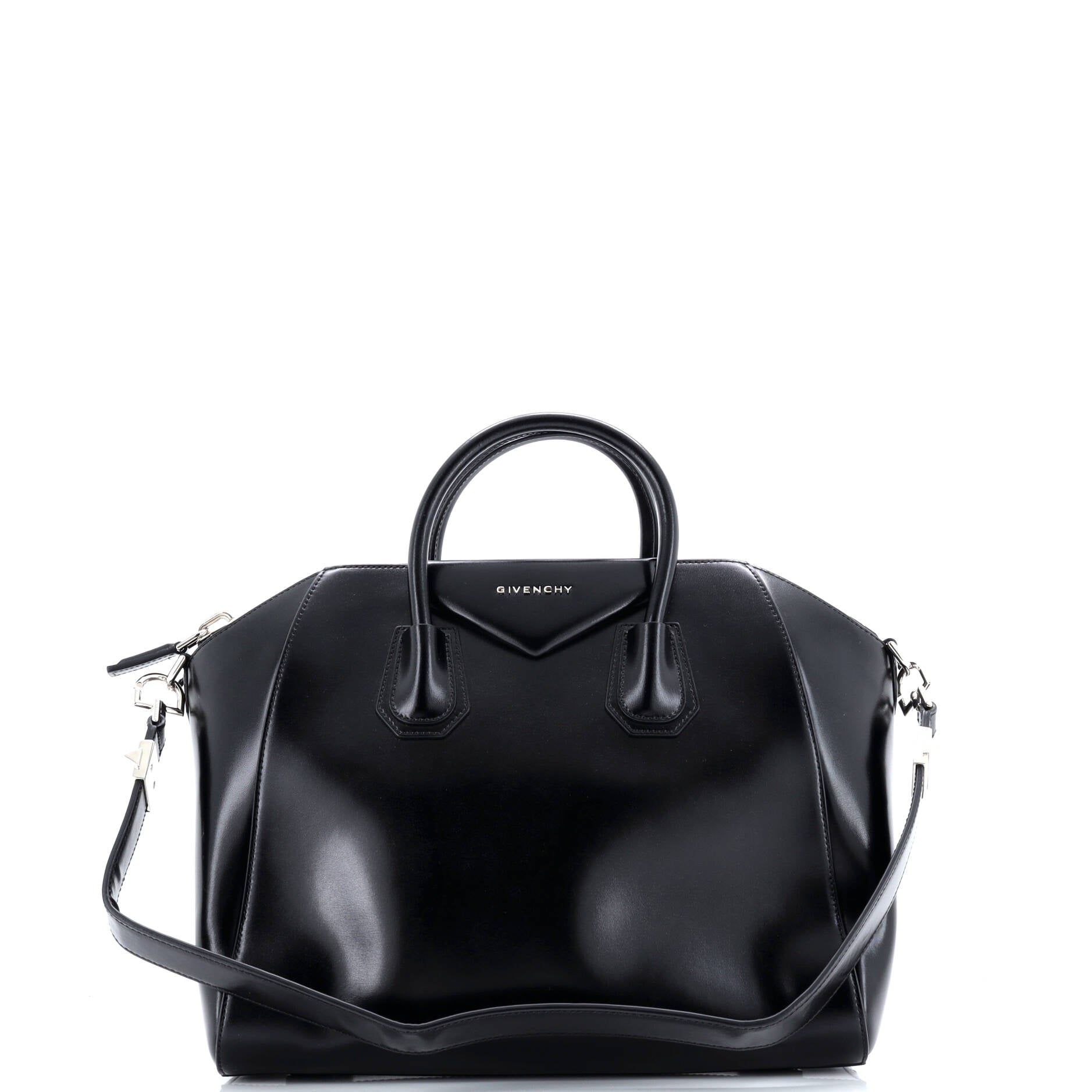 Pre-Loved Givenchy Antigona Bag Glazed Leather Medium