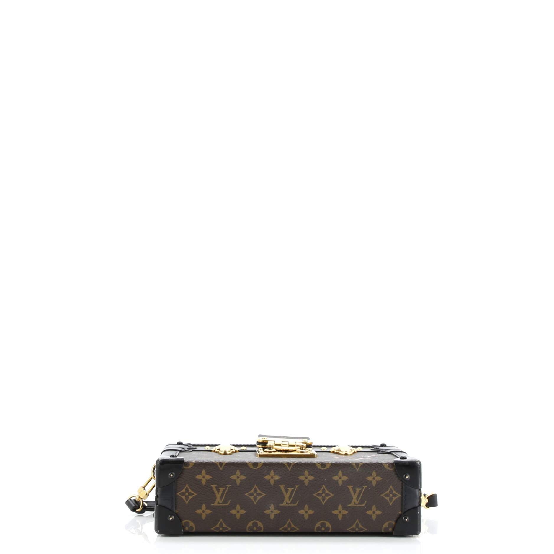 Pre-Loved Louis Vuitton Petite Malle Handbag Monogram Canvas - Image 4