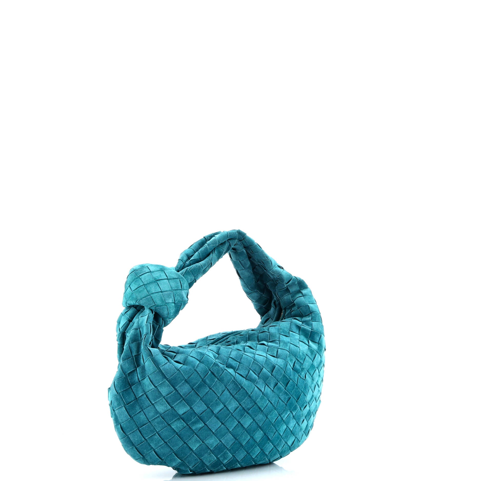 Pre-Loved Bottega Veneta BV Jodie Hobo Intrecciato Suede Teen - Image 2