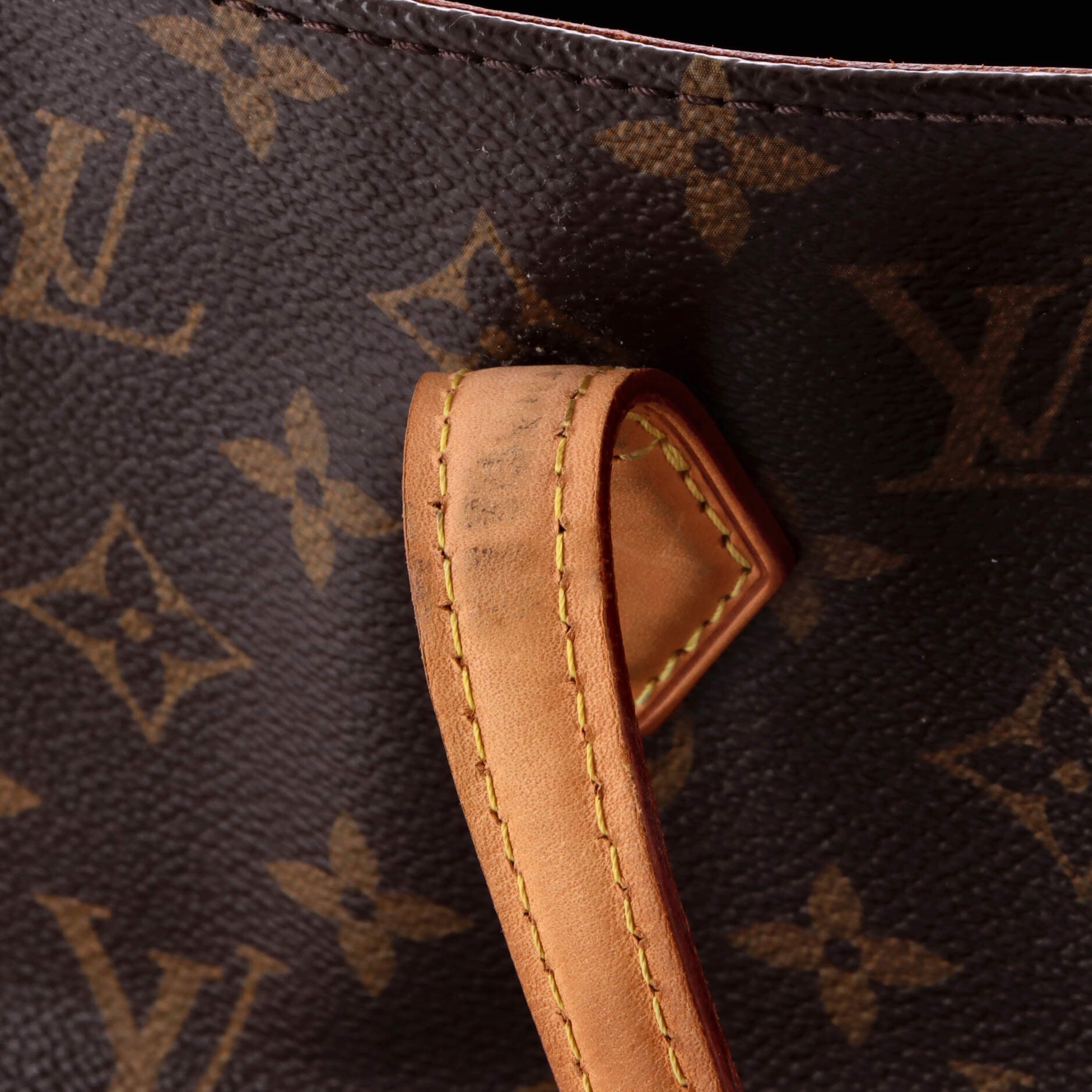 Pre-Loved Louis Vuitton Wilshire Handbag Monogram Canvas GM - Image 7