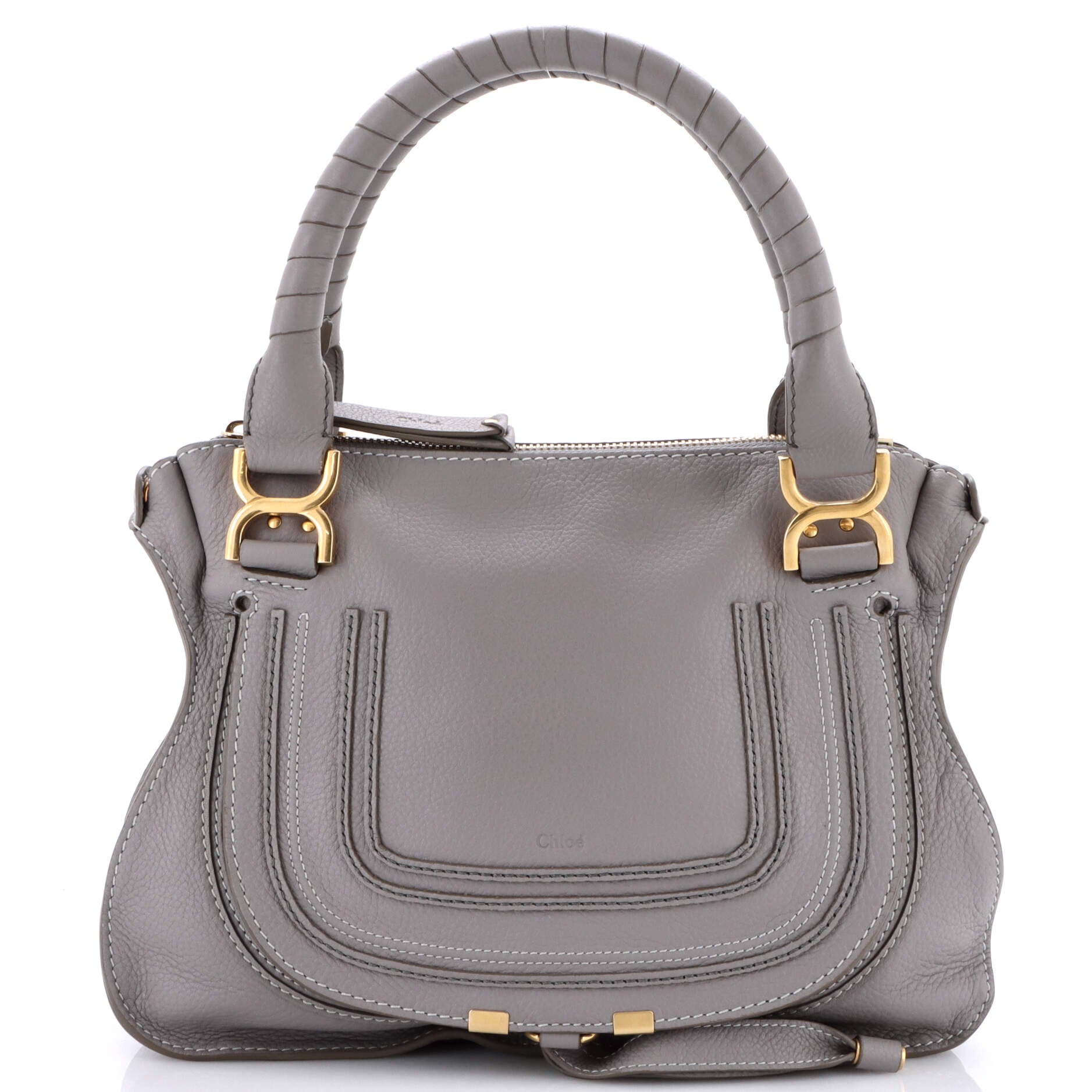 Pre-Loved Chloe Marcie Satchel Leather Medium