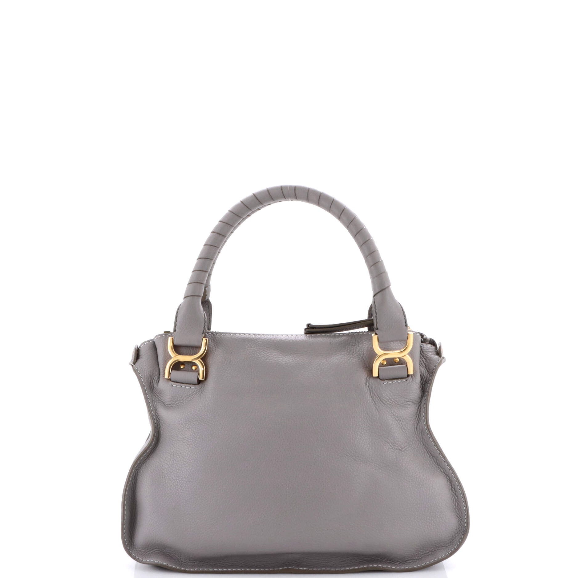 Pre-Loved Chloe Marcie Satchel Leather Medium - Image 3