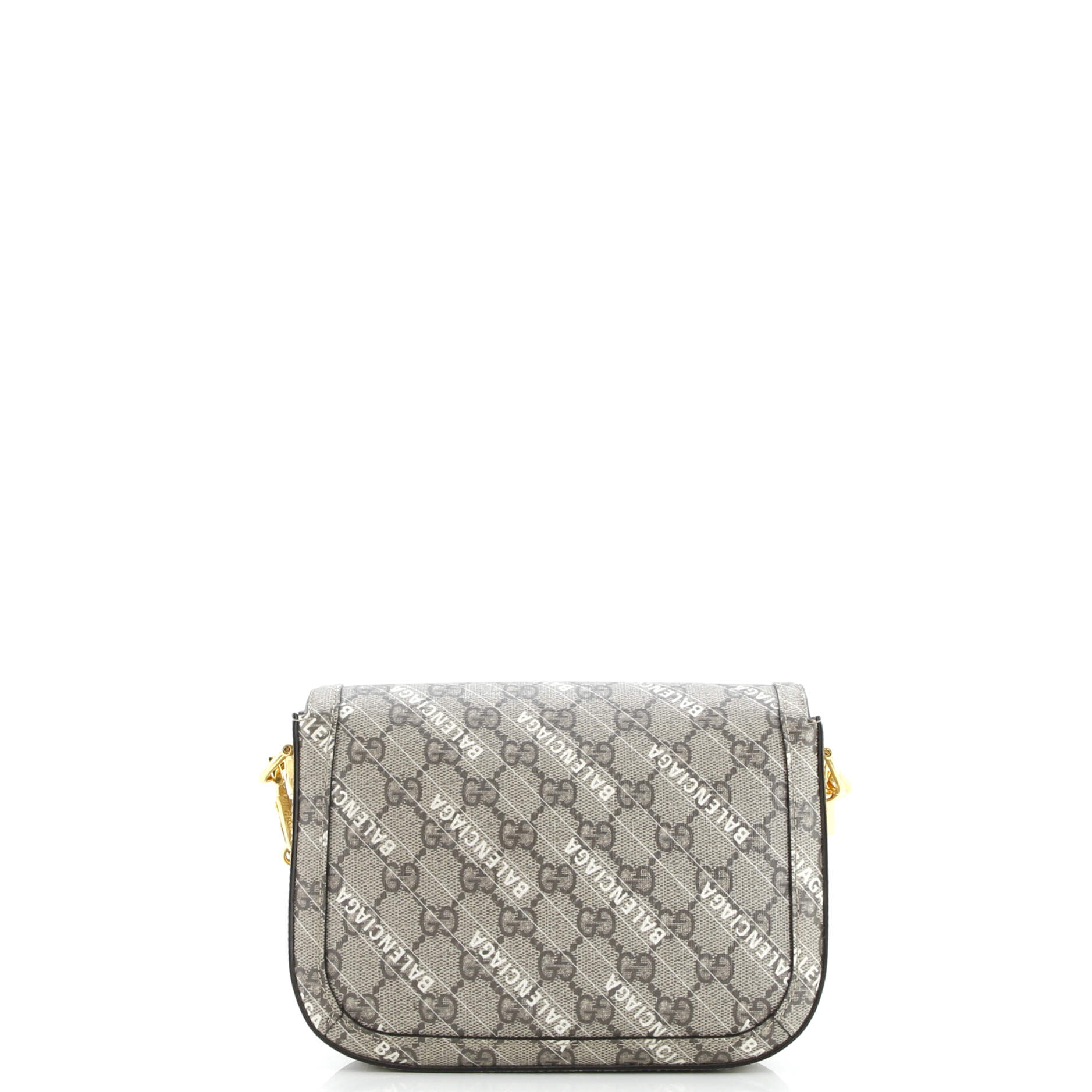 Pre-Loved Gucci x Balenciaga The Hacker Project Horsebit 1955 Shoulder Bag GG Coated Canvas Mini - Image 7