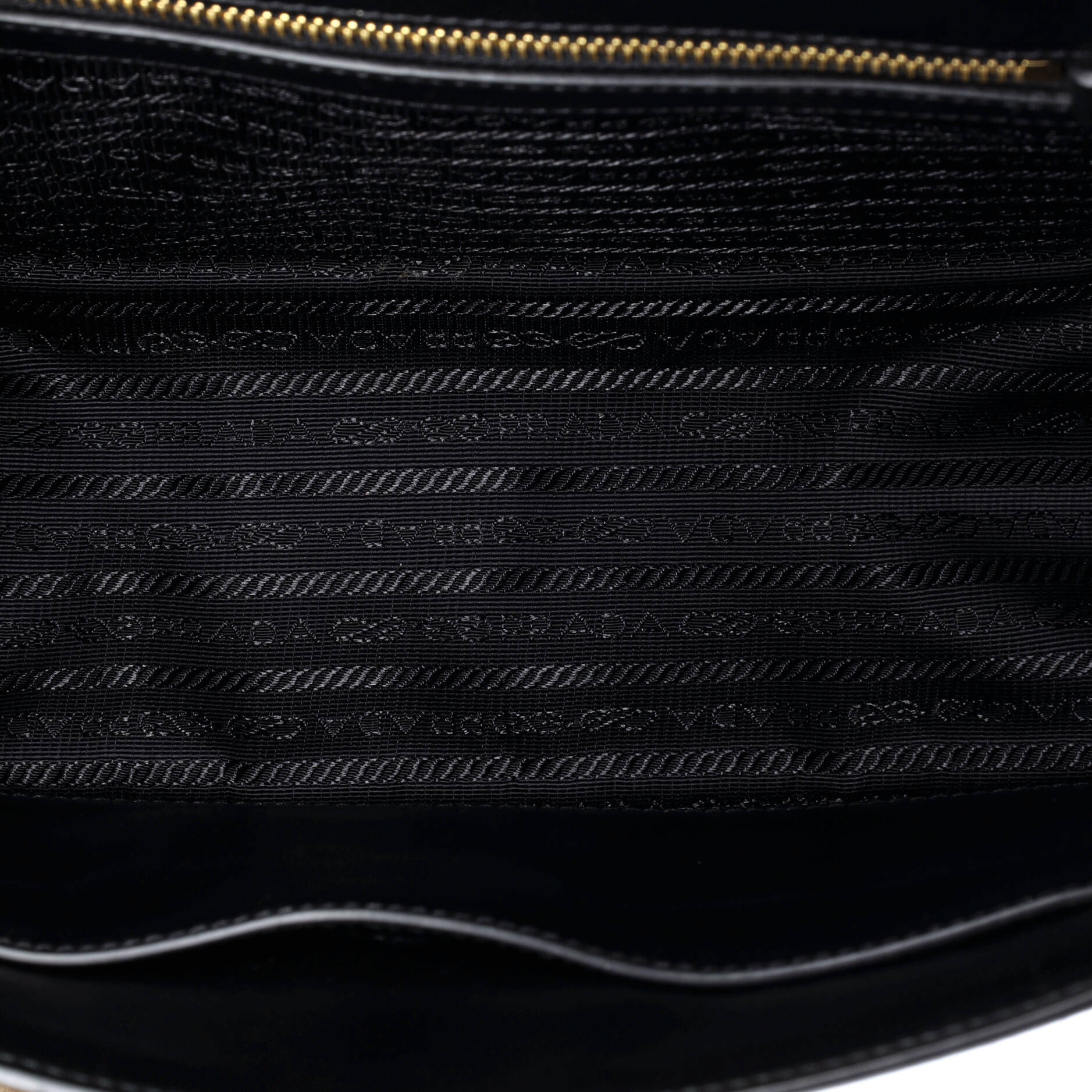 Pre-Loved Prada Cahier Crossbody Bag Leather and Saffiano Leather Large - Image 5