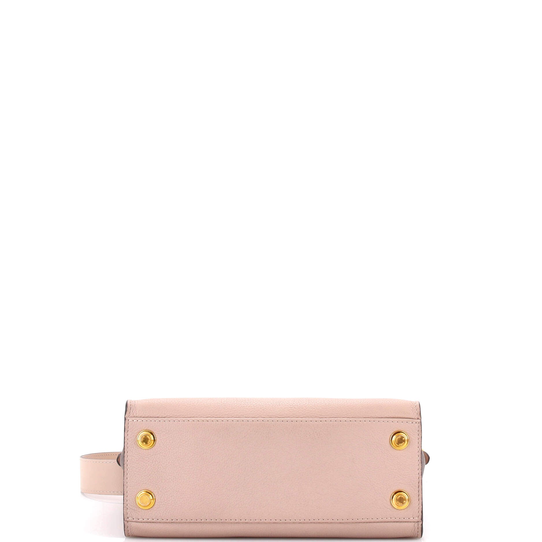 Pre-Loved Louis Vuitton On My Side Tote Leather with Monogram Canvas PM - Image 4