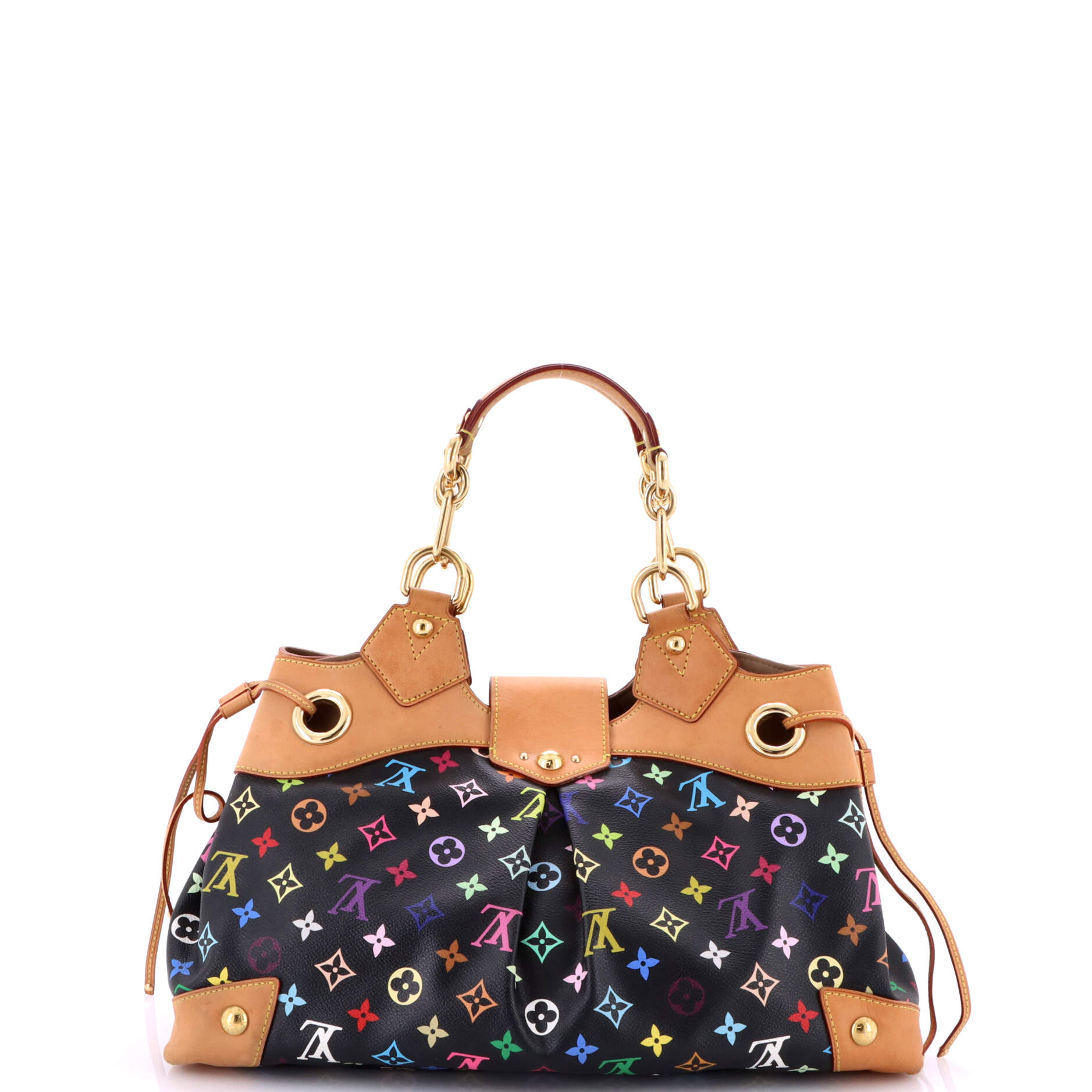 Pre-Loved Louis Vuitton Ursula Handbag Monogram Multicolor - Image 3
