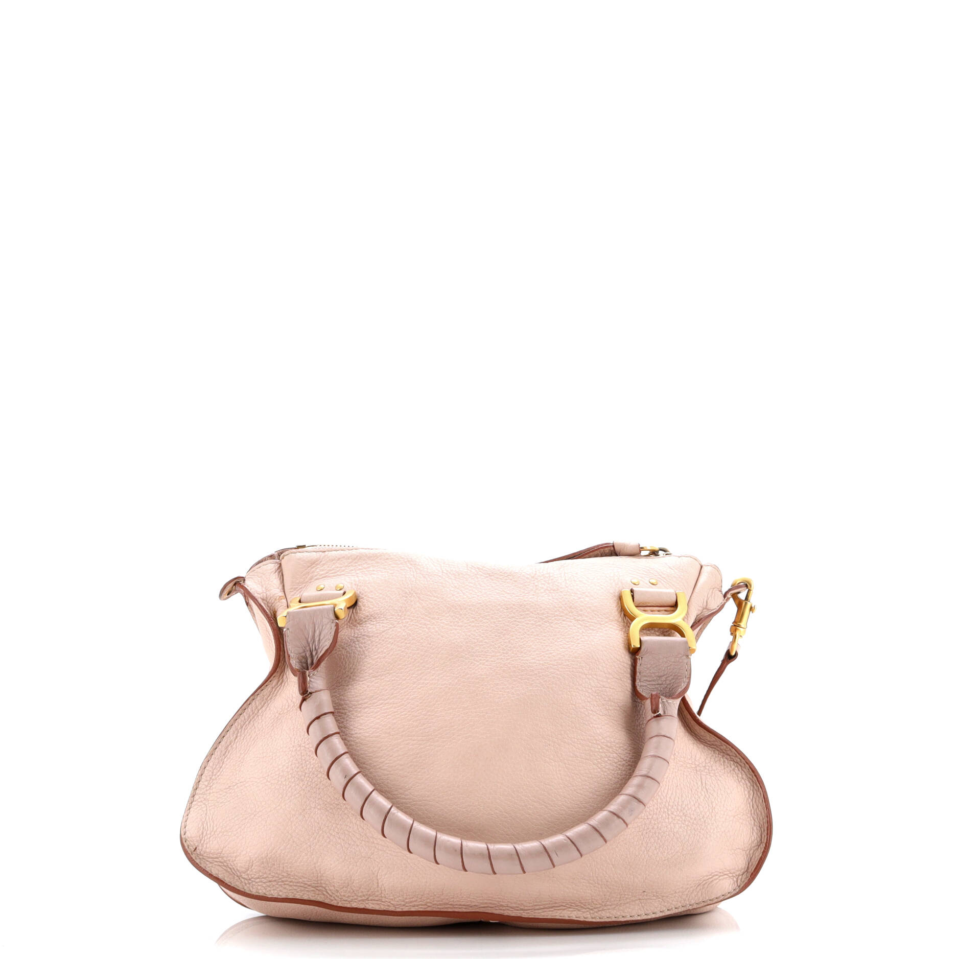 Pre-Loved Chloe Marcie Satchel Leather Medium - Image 3