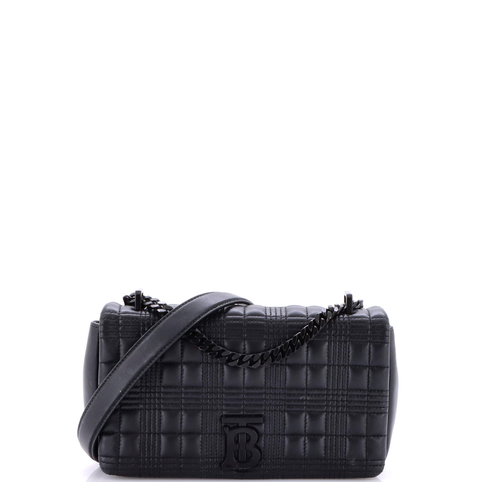 Pre-Loved Burberry Lola Shoulder Bag Quilted Lambskin Small