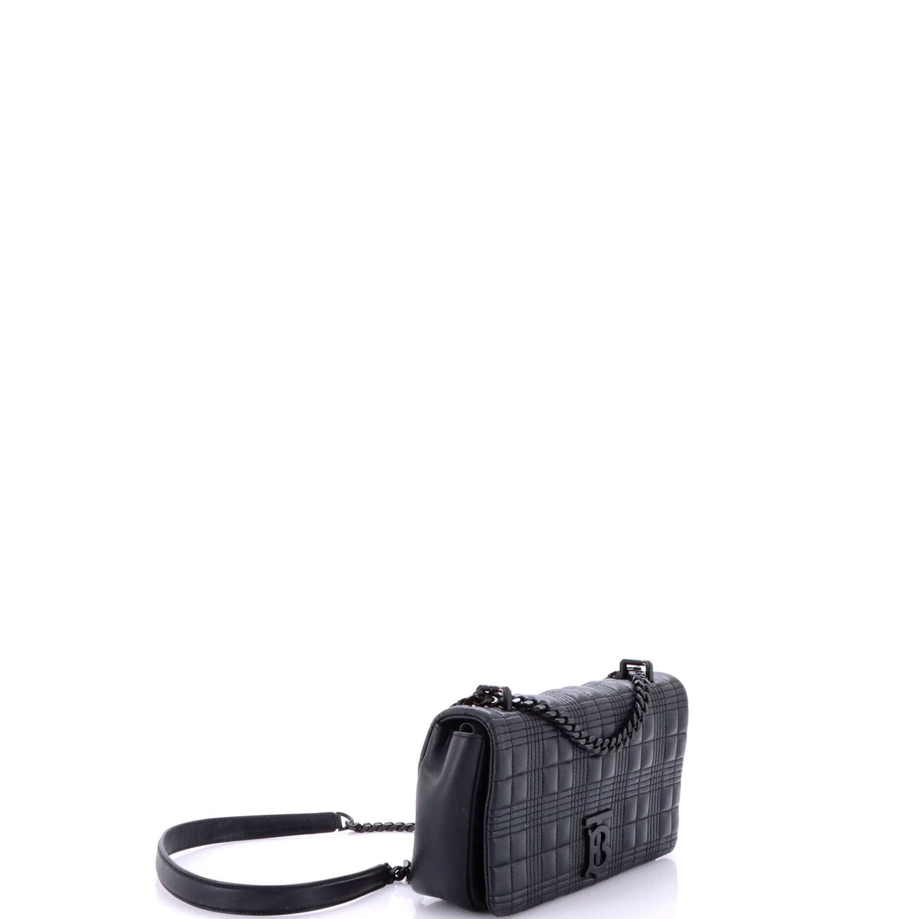 Pre-Loved Burberry Lola Shoulder Bag Quilted Lambskin Small - Image 2