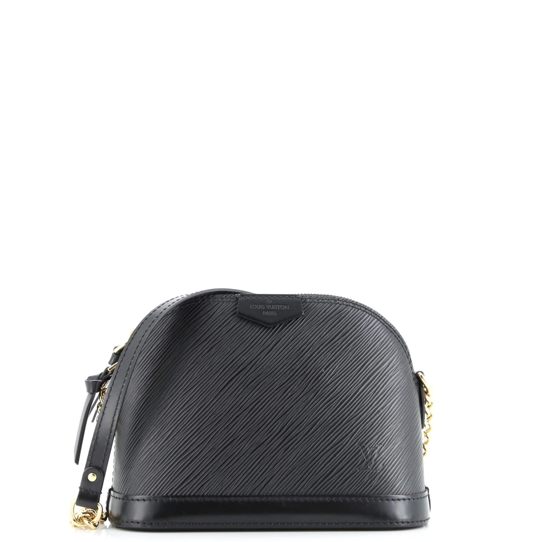 Pre-Loved Louis Vuitton Alma Chain Handbag Epi Leather Mini