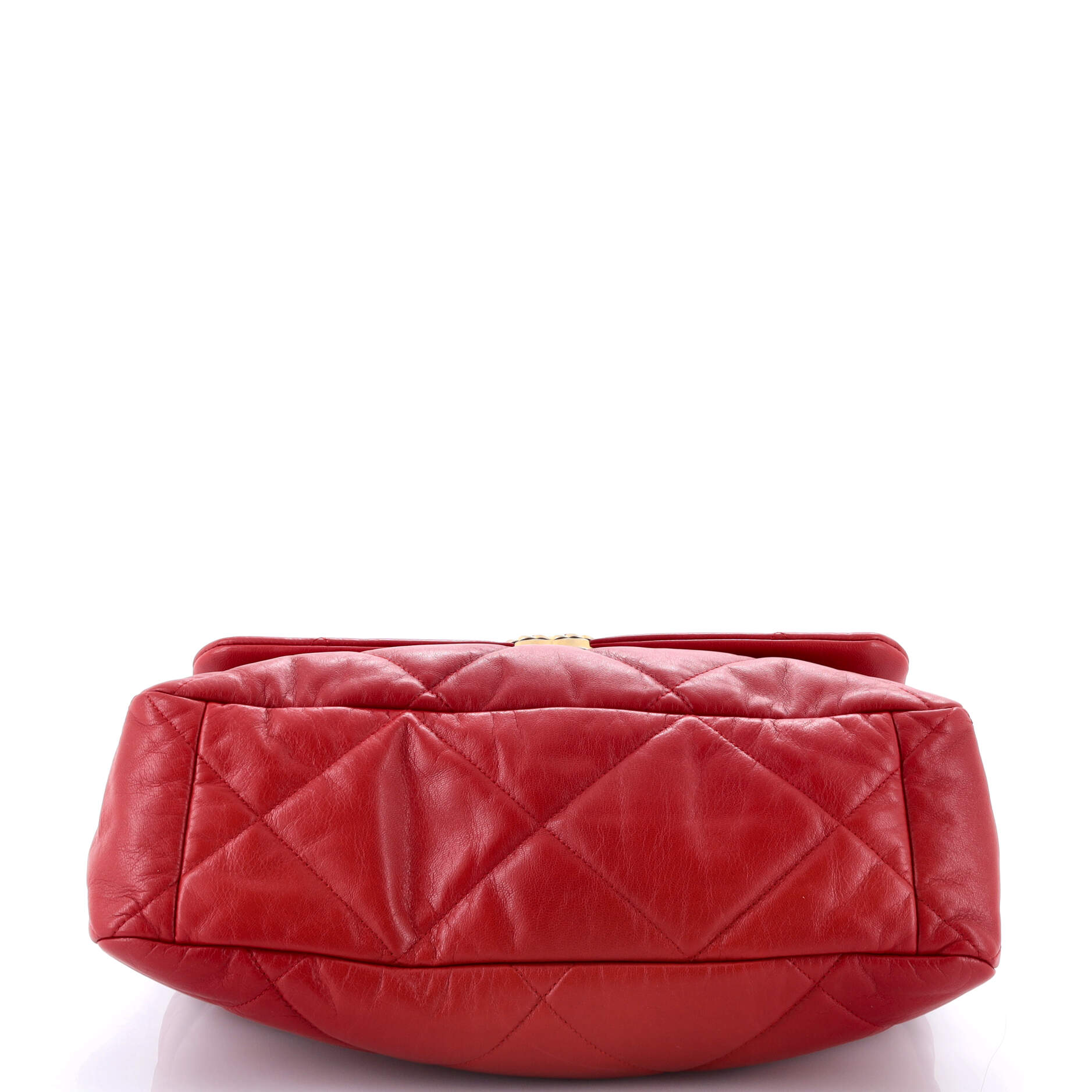 Pre-Loved Chanel 19 Flap Bag Quilted Leather Maxi - Image 4