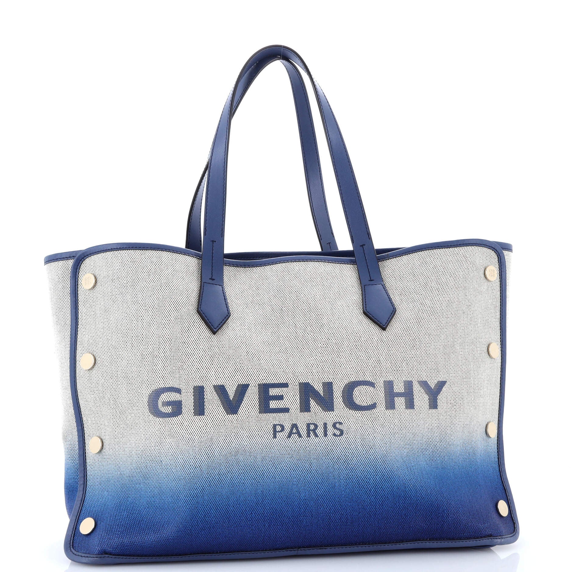 Pre-Loved Givenchy Bond Shopper Tote Canvas Medium - Image 2