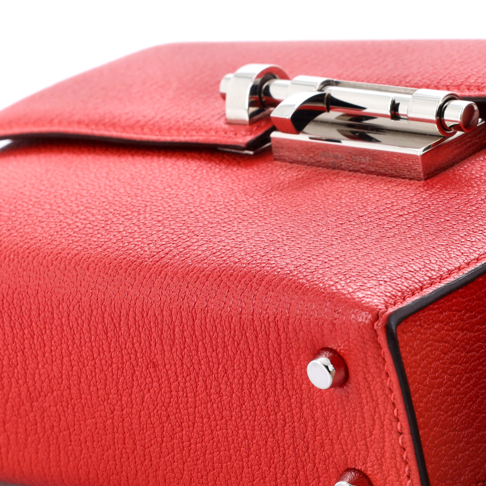 Pre-Loved Hermes Verrou Chaine Bag Chevre Mysore Mini - Image 6