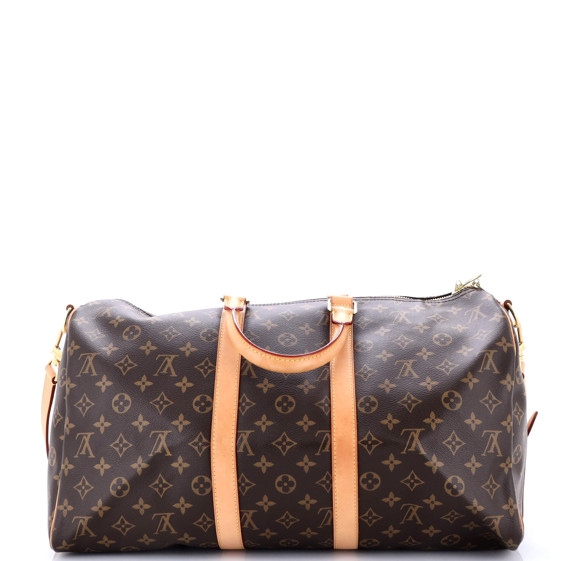 Pre-Loved Louis Vuitton Keepall Bandouliere Bag Monogram Canvas 45 - Image 3