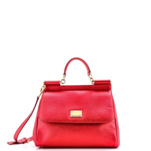 Pre-Loved Dolce Gabbana Miss Sicily Bag Leather Medium