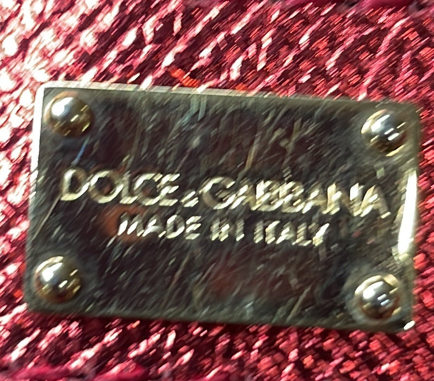 Pre-Loved Dolce Gabbana Miss Sicily Bag Leather Medium - Image 6