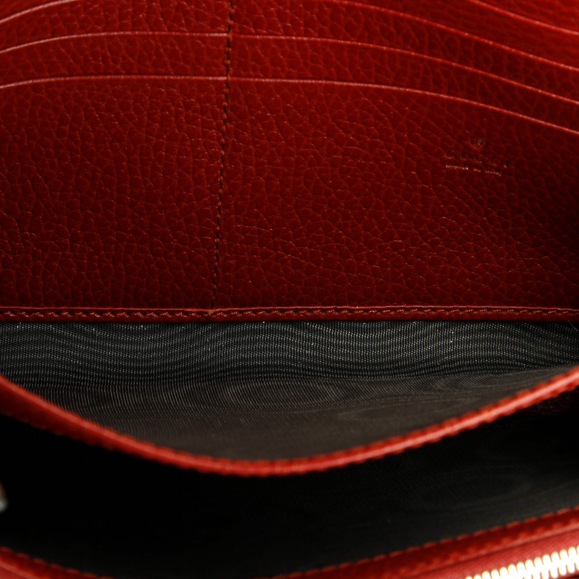 Pre-Loved Gucci Dionysus Chain Wallet Leather with Embellished Detail Small - Image 5